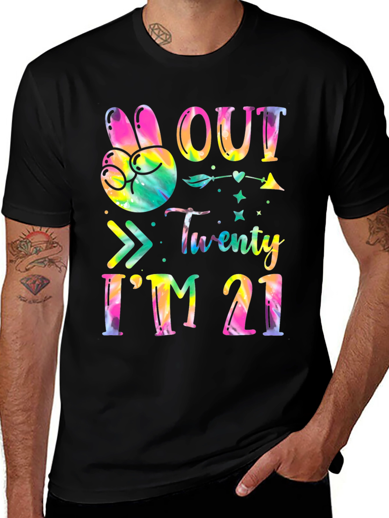 Peace Out Twenty Im 21 T-Shirt