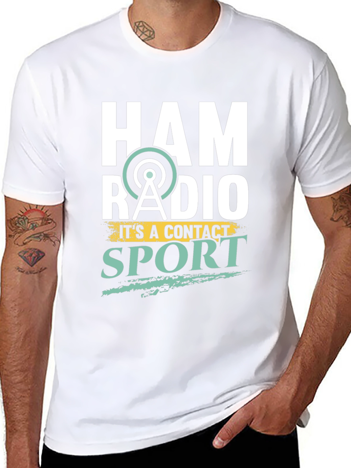 Ham Radio T-Shirt: Its a Contact Sport!