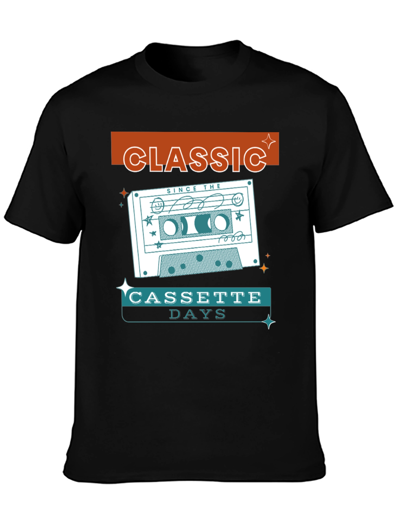 Classic Cassette Days T-Shirt - Retro Music Tee