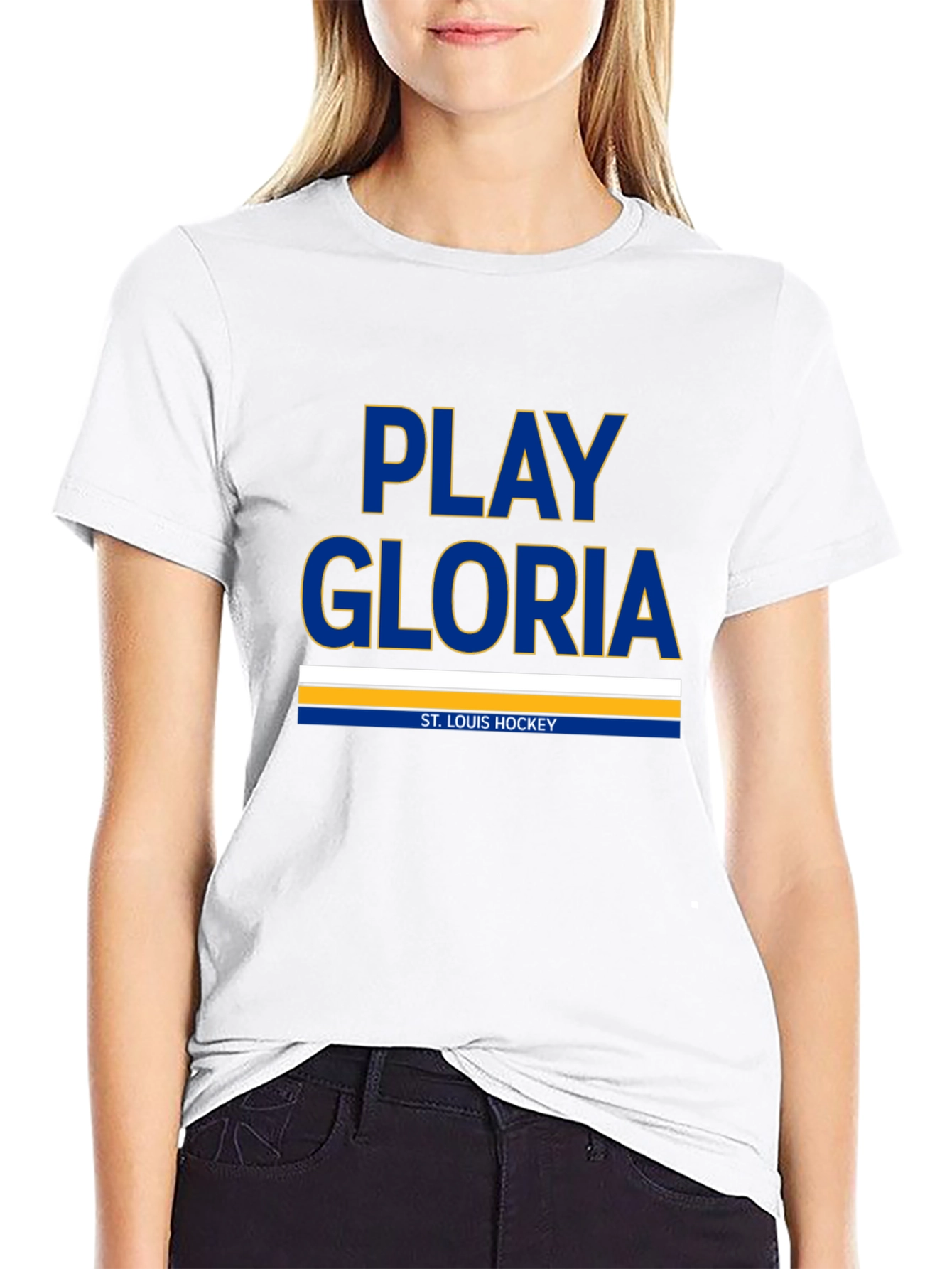 Play Gloria St. Louis Hockey T-Shirt