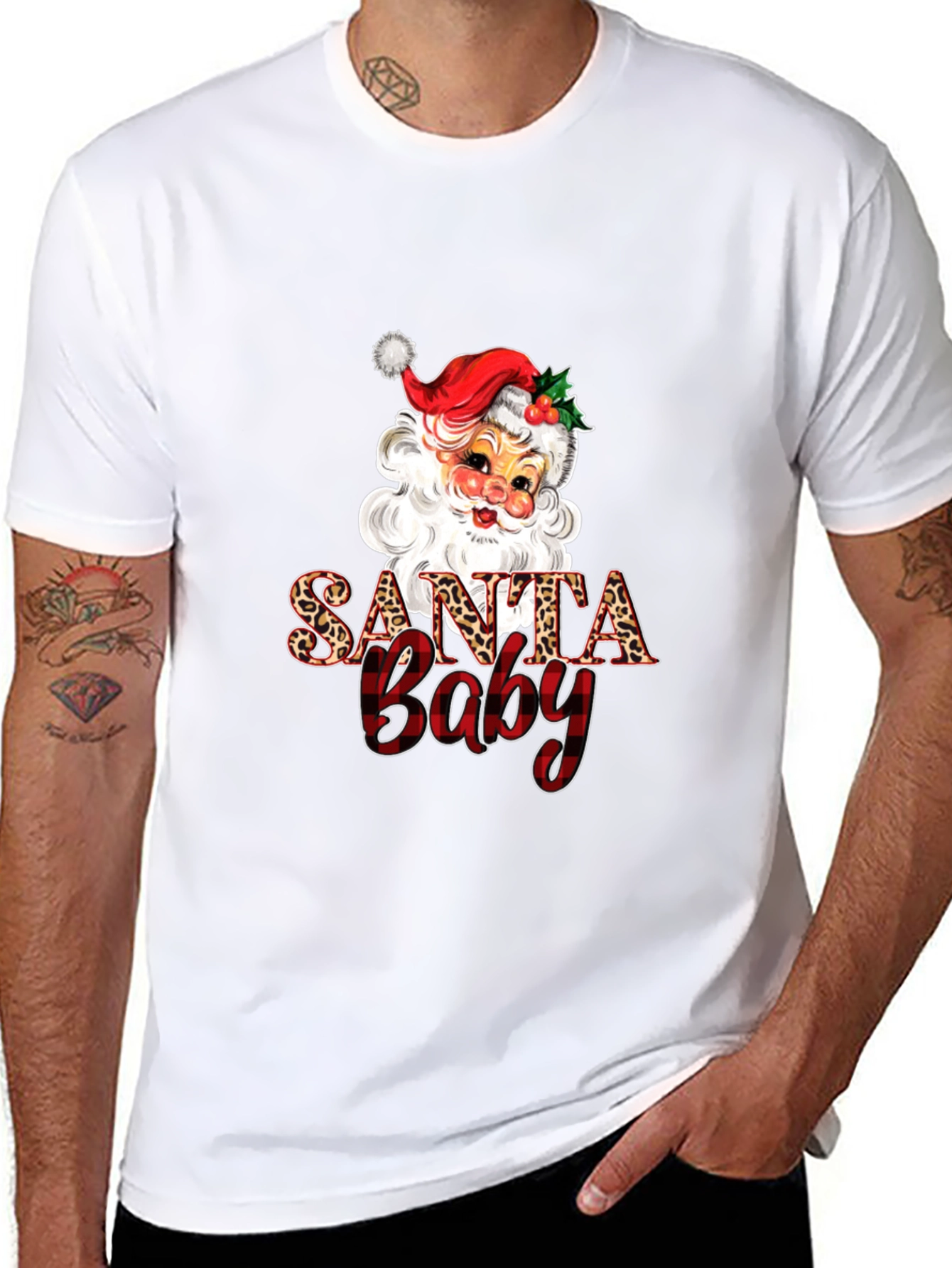 Santa Baby Graphic Tee - Holiday Style