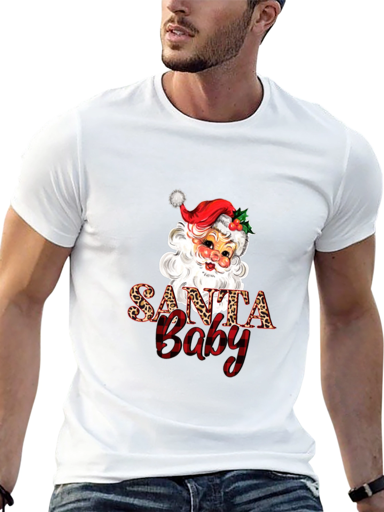 Santa Baby Graphic Tee - Holiday Style