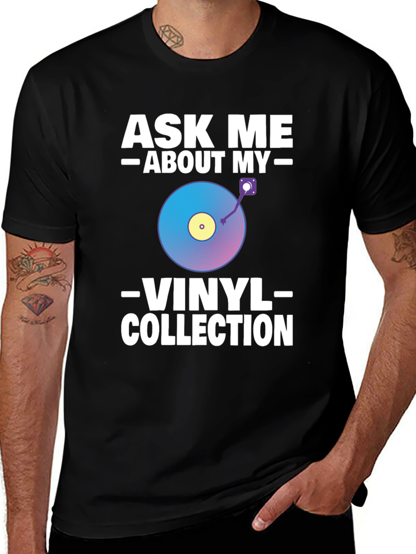 Ask Me About My Vinyl Collection T-Shirt