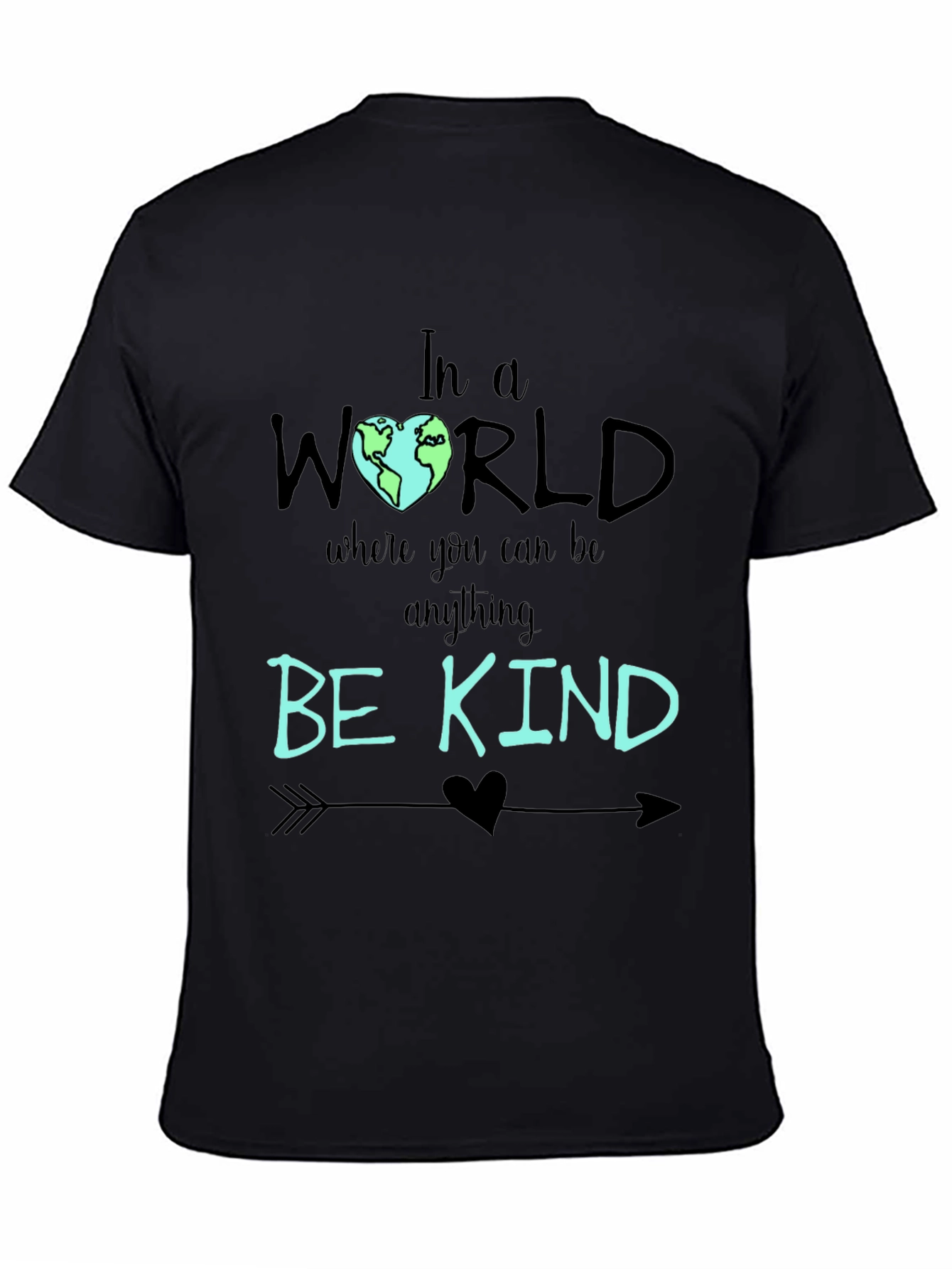 Be Kind T-Shirt - World Heart Graphic Tee