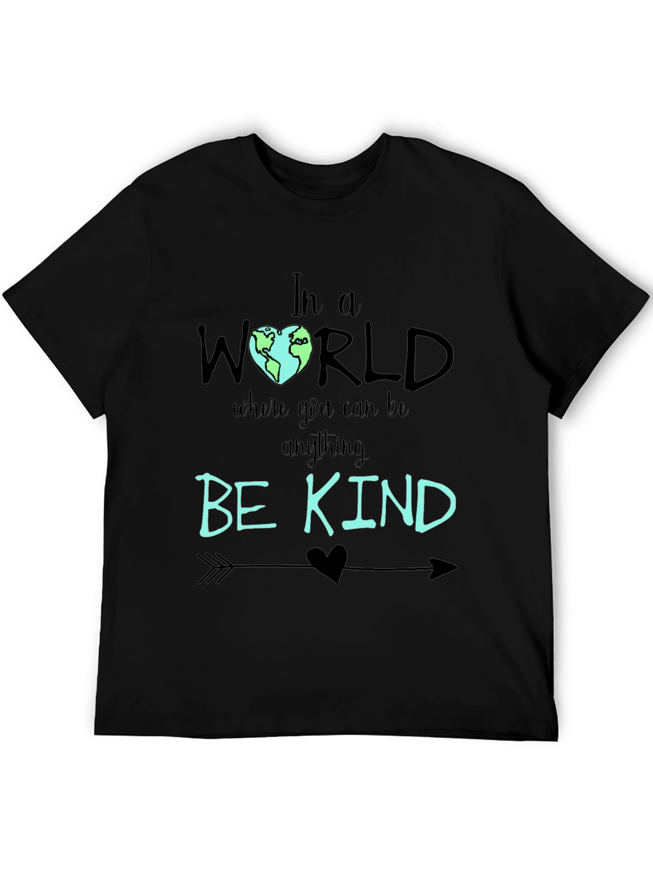 Be Kind T-Shirt - World Heart Graphic Tee