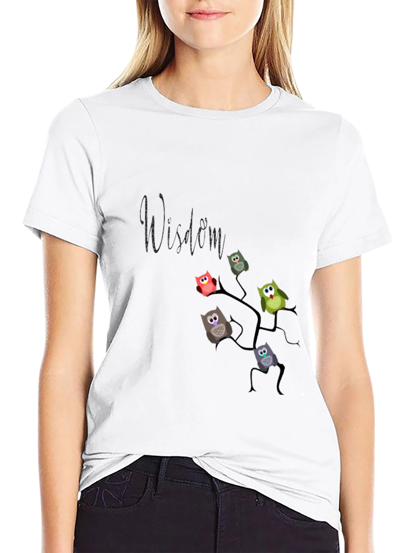 Owl Wisdom Tee - Unique Graphic Print Shirt