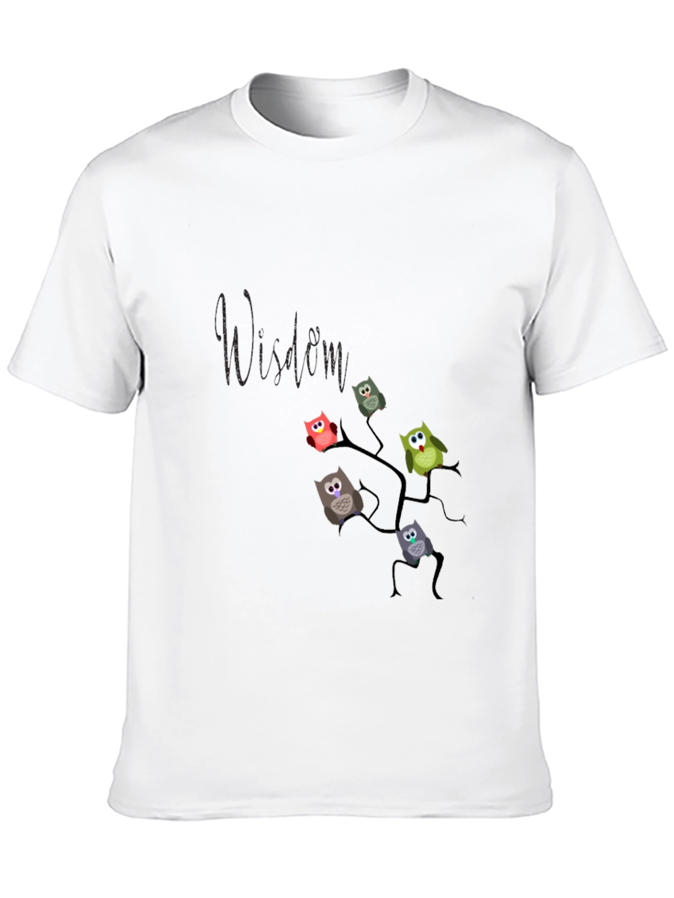Owl Wisdom Tee - Unique Graphic Print Shirt