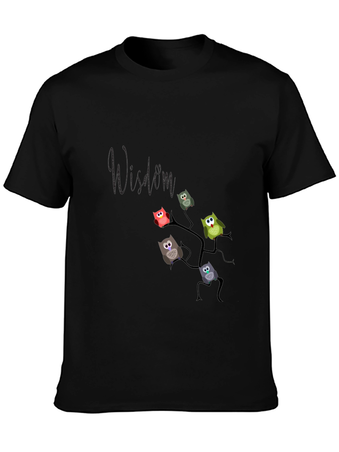 Owl Wisdom Tee - Unique Graphic Print Shirt