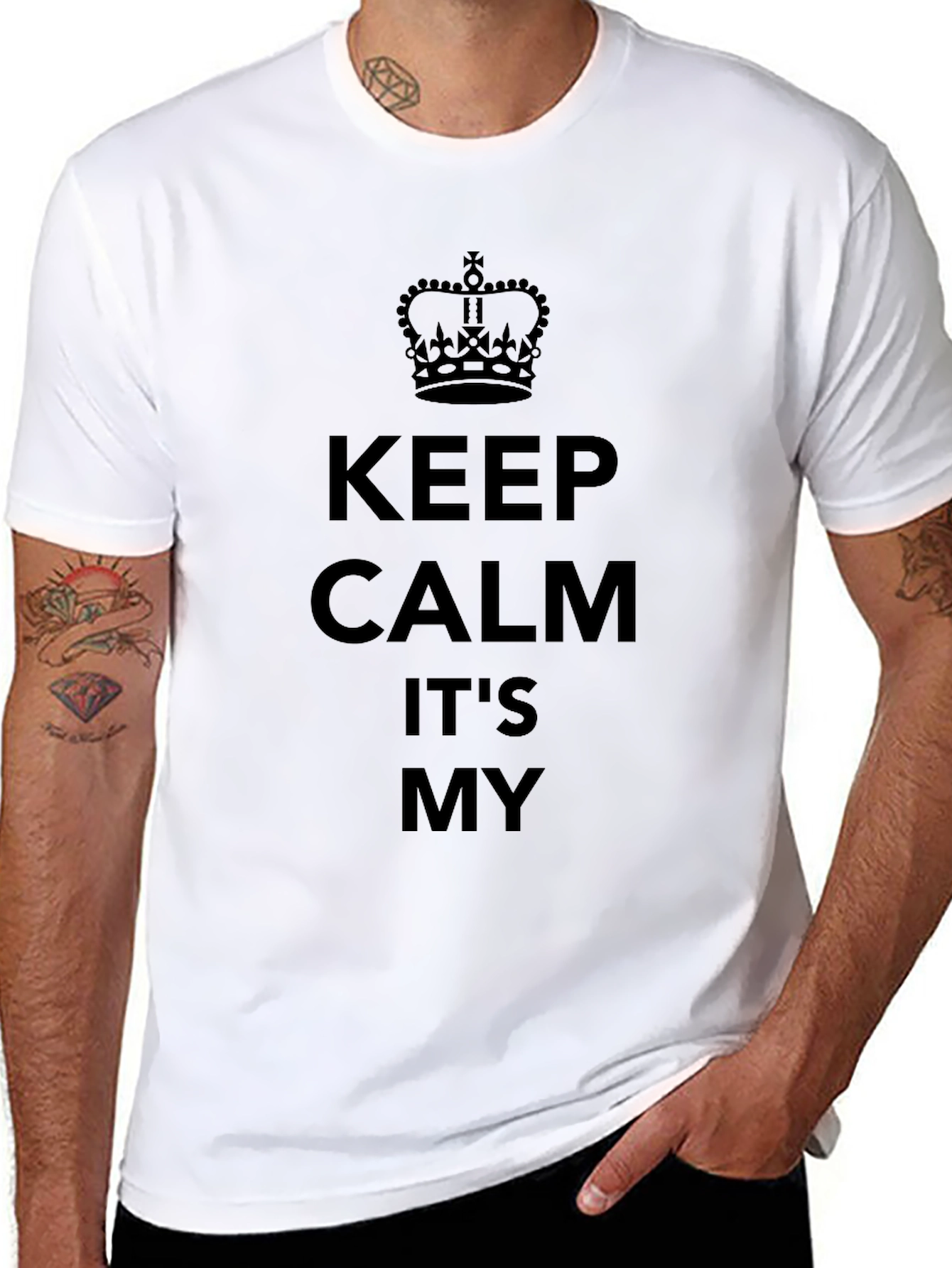 Keep Calm T-Shirt - Funny Slogan Tee