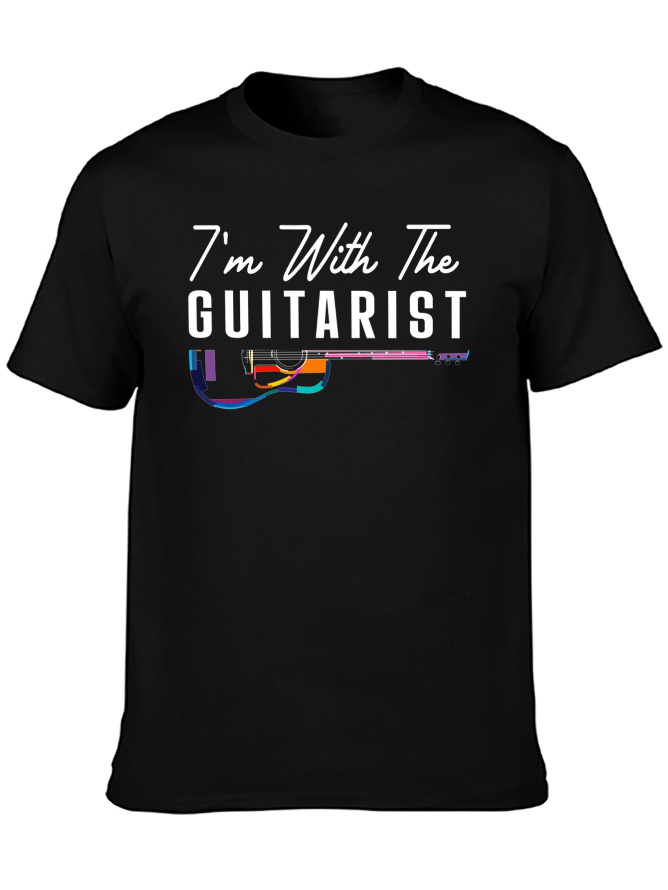 Im With The Guitarist Black T-Shirt