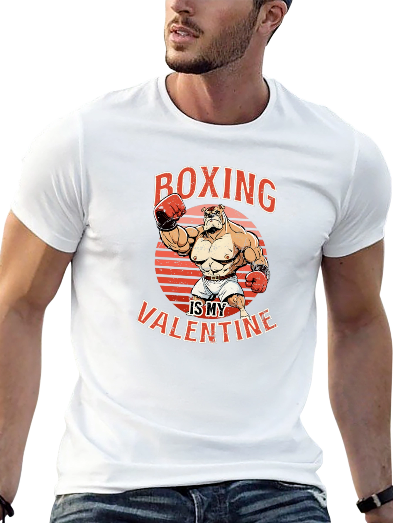Boxing is My Valentine Graphic T-Shirt