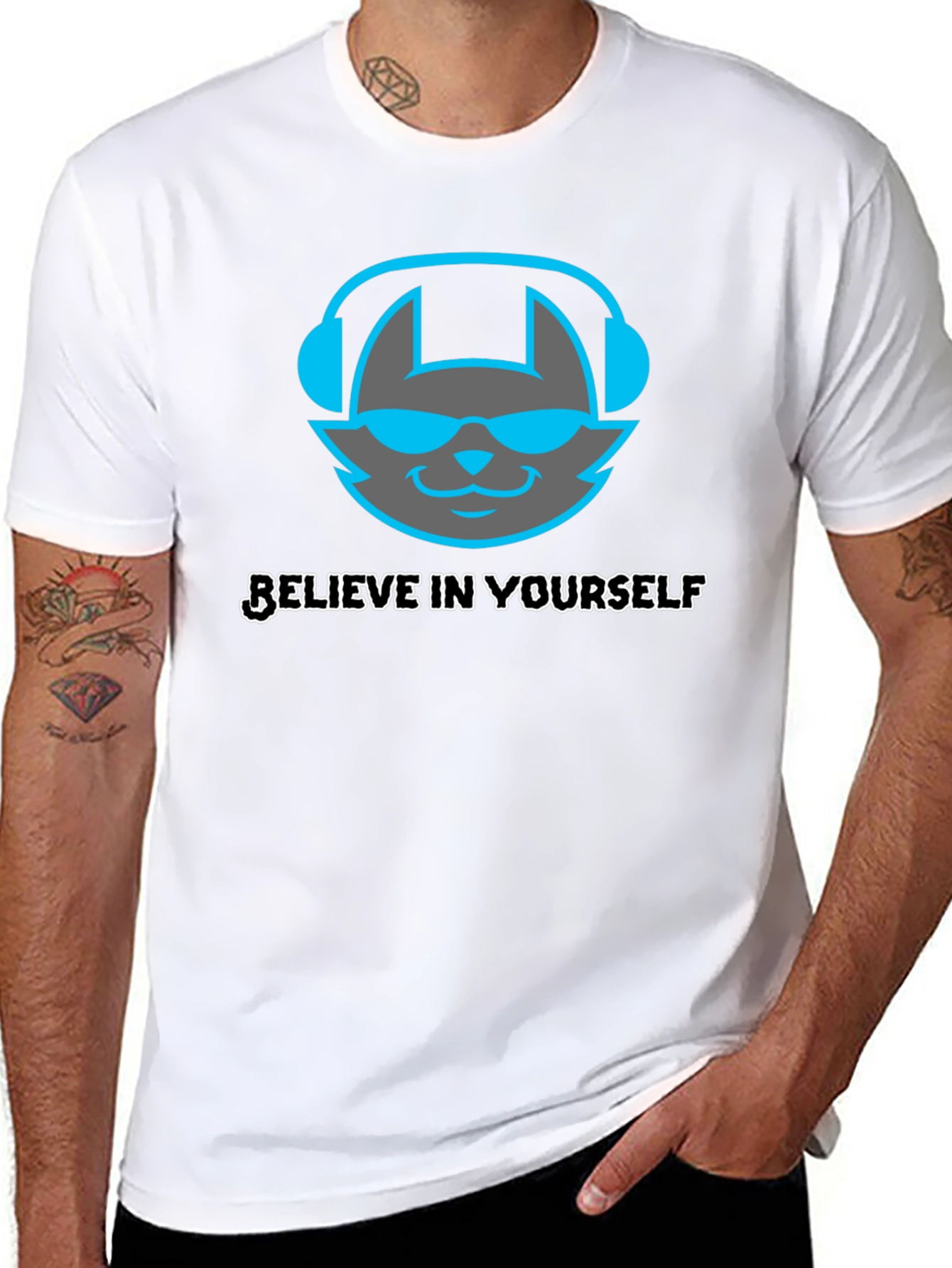 Believe in Yourself Cat T-Shirt