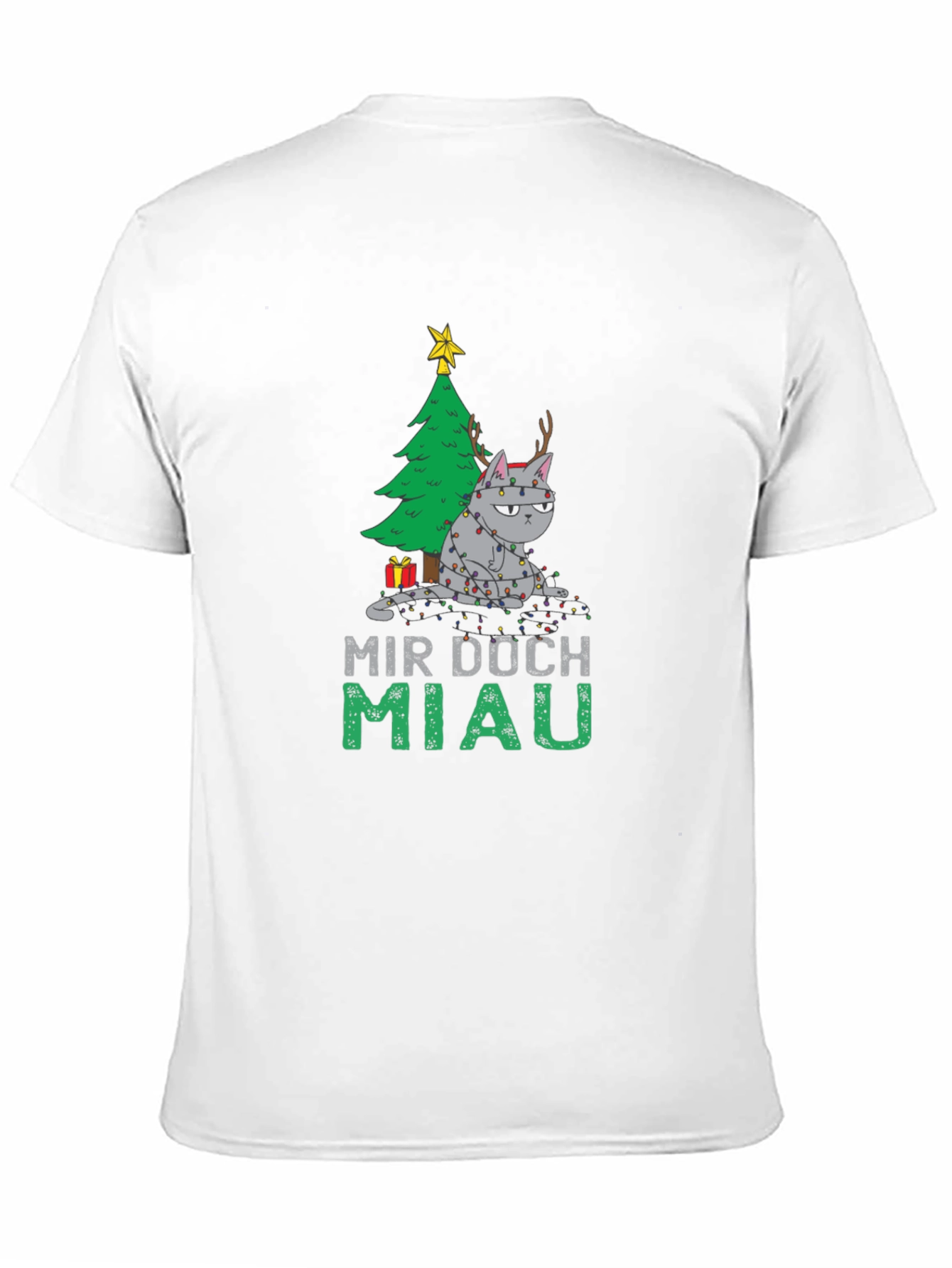 Grumpy Cat Christmas T-Shirt - Mir Doch Miau