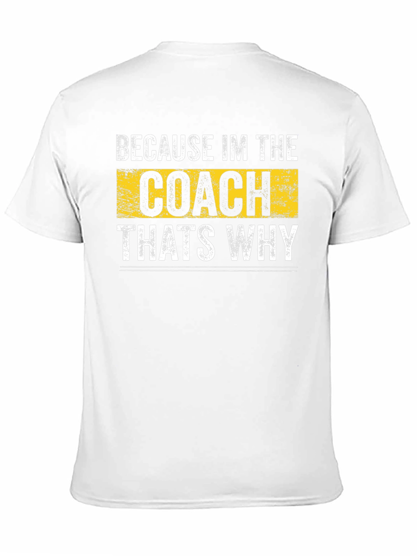 Because Im the Coach Thats Why T-Shirt