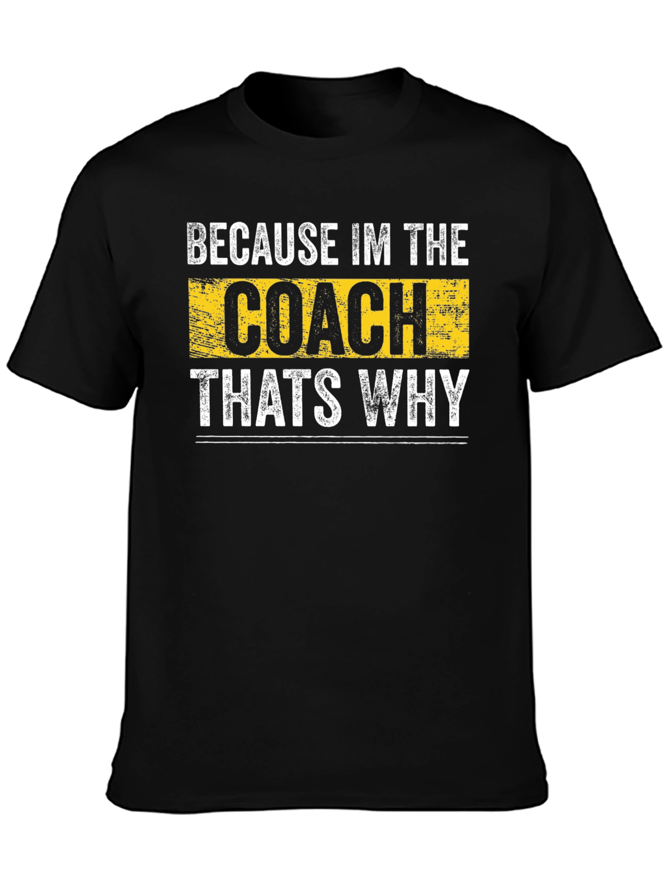 Because Im the Coach Thats Why T-Shirt