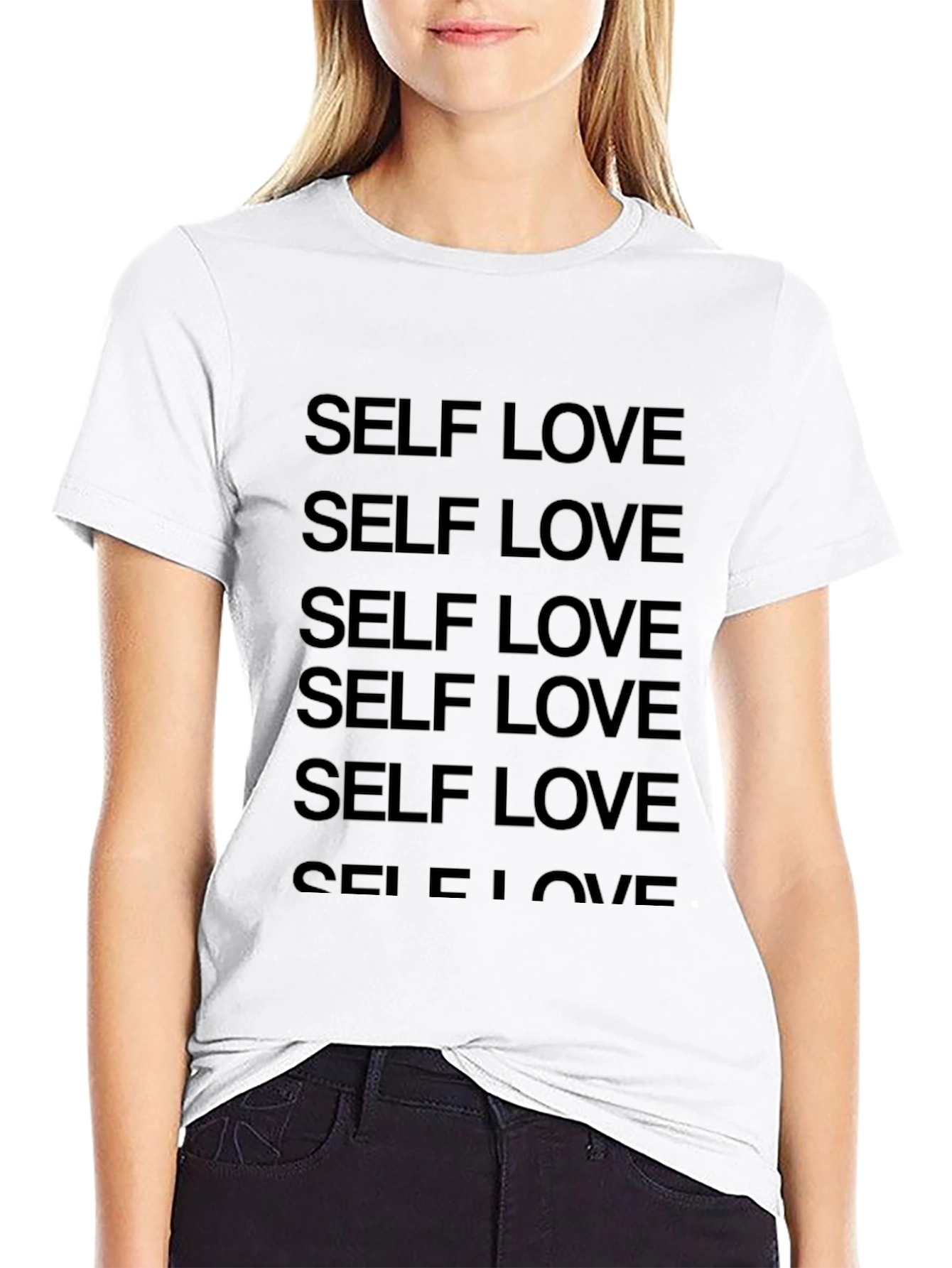 Self Love Graphic Tee - Mens Black T-Shirt