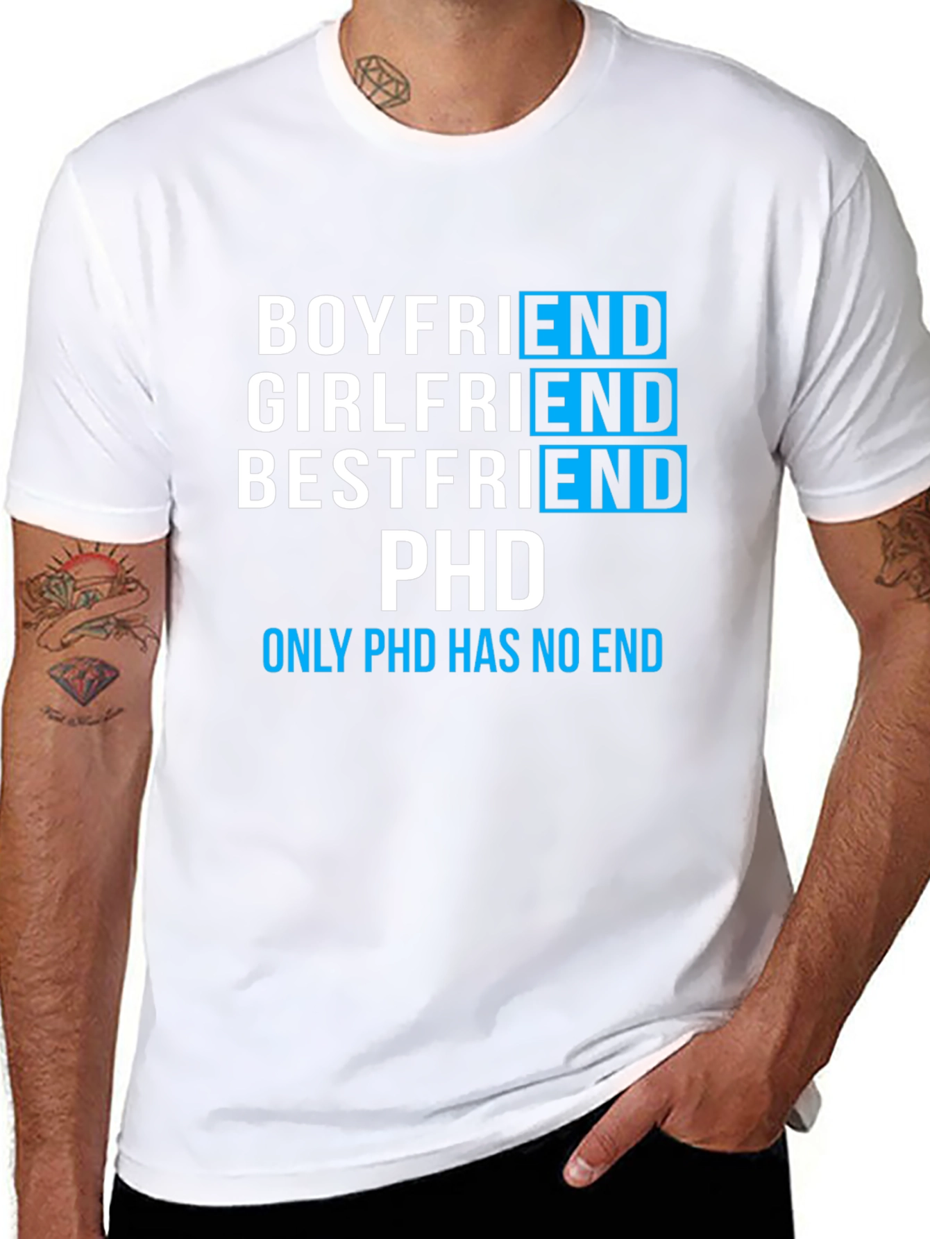 Funny PhD Student T-Shirt - Boyfriend Girlfriend Bestfriend