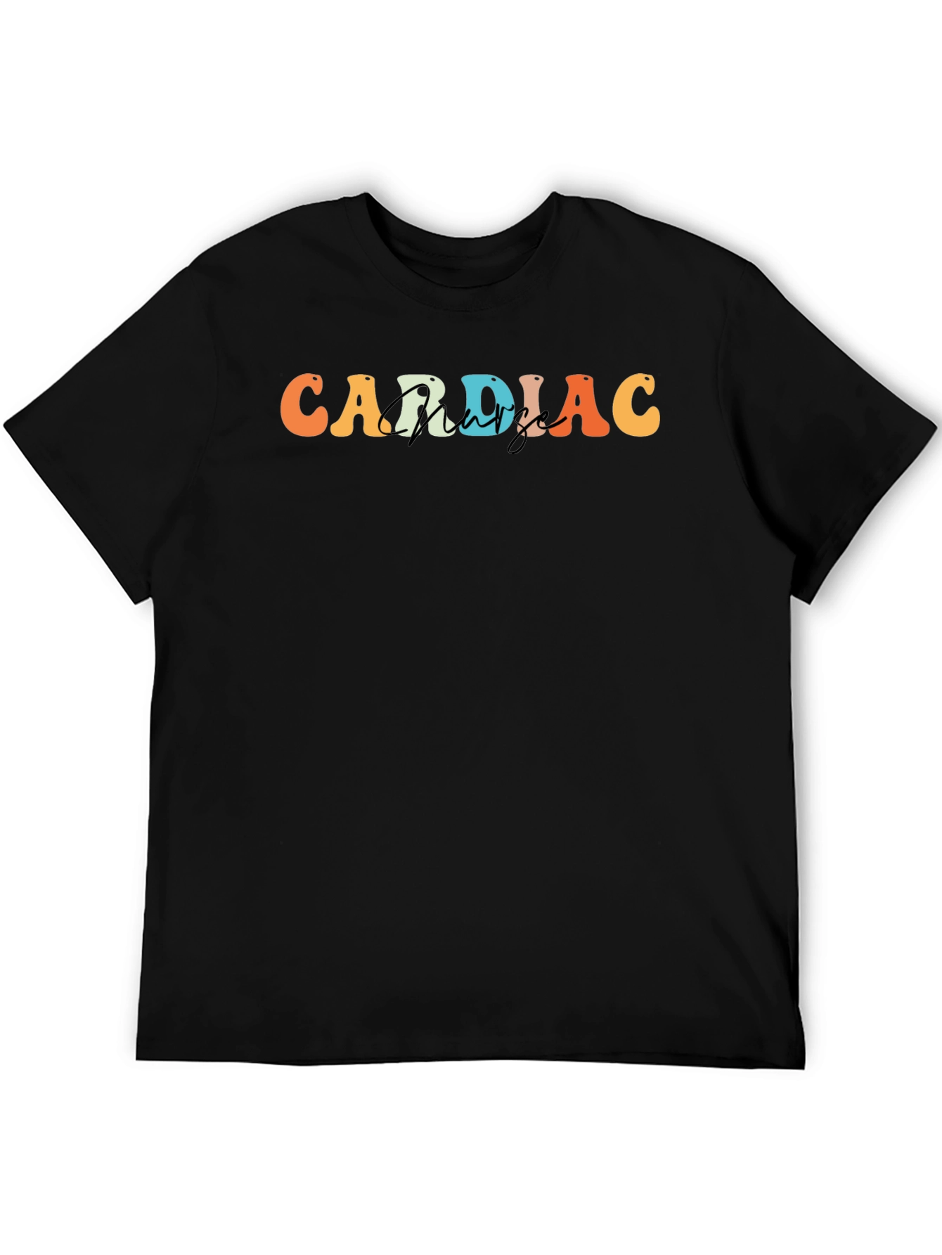 Cardiac Nurse T-Shirt Retro Design
