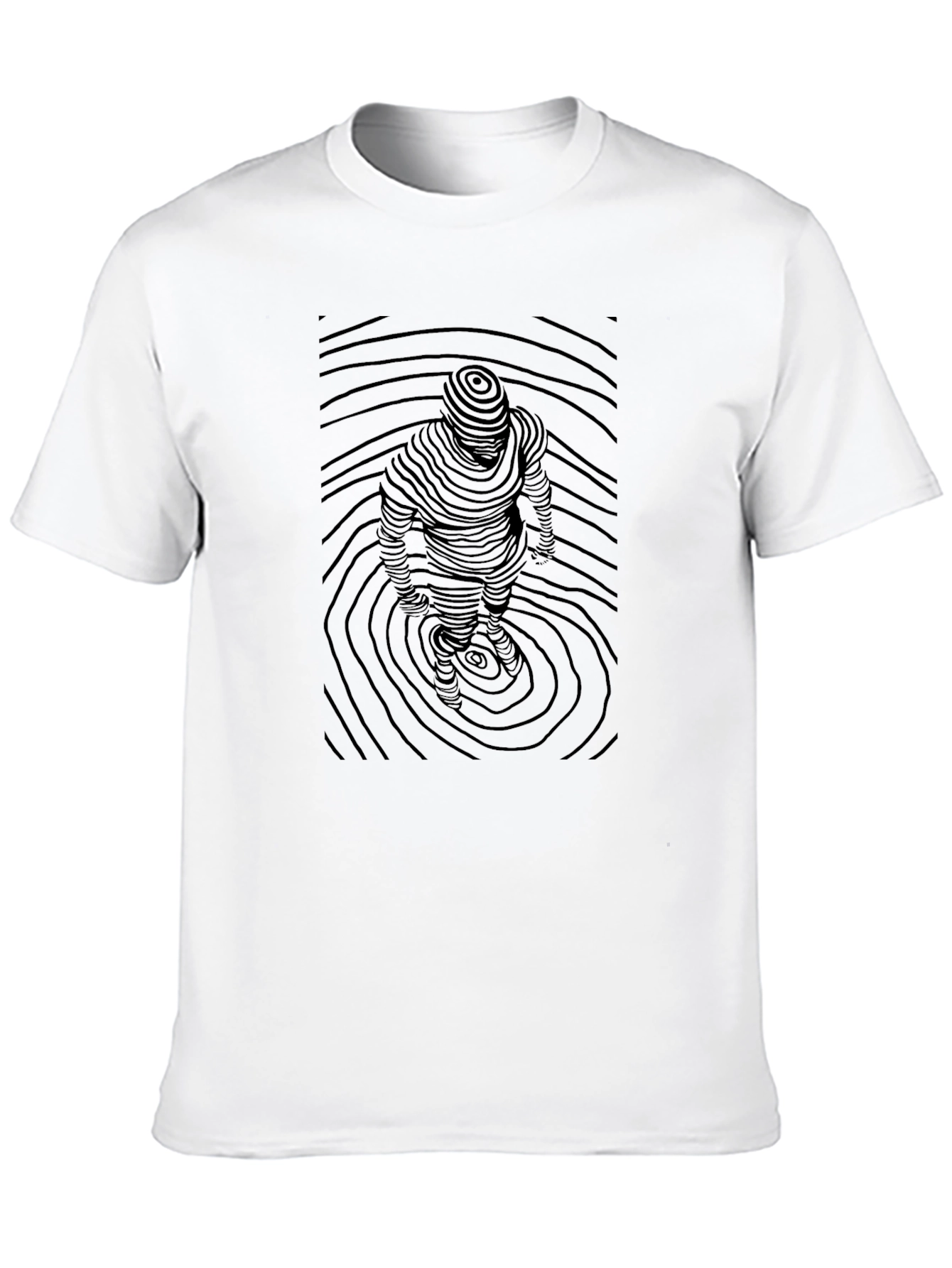 Abstract Topographic T-Shirt