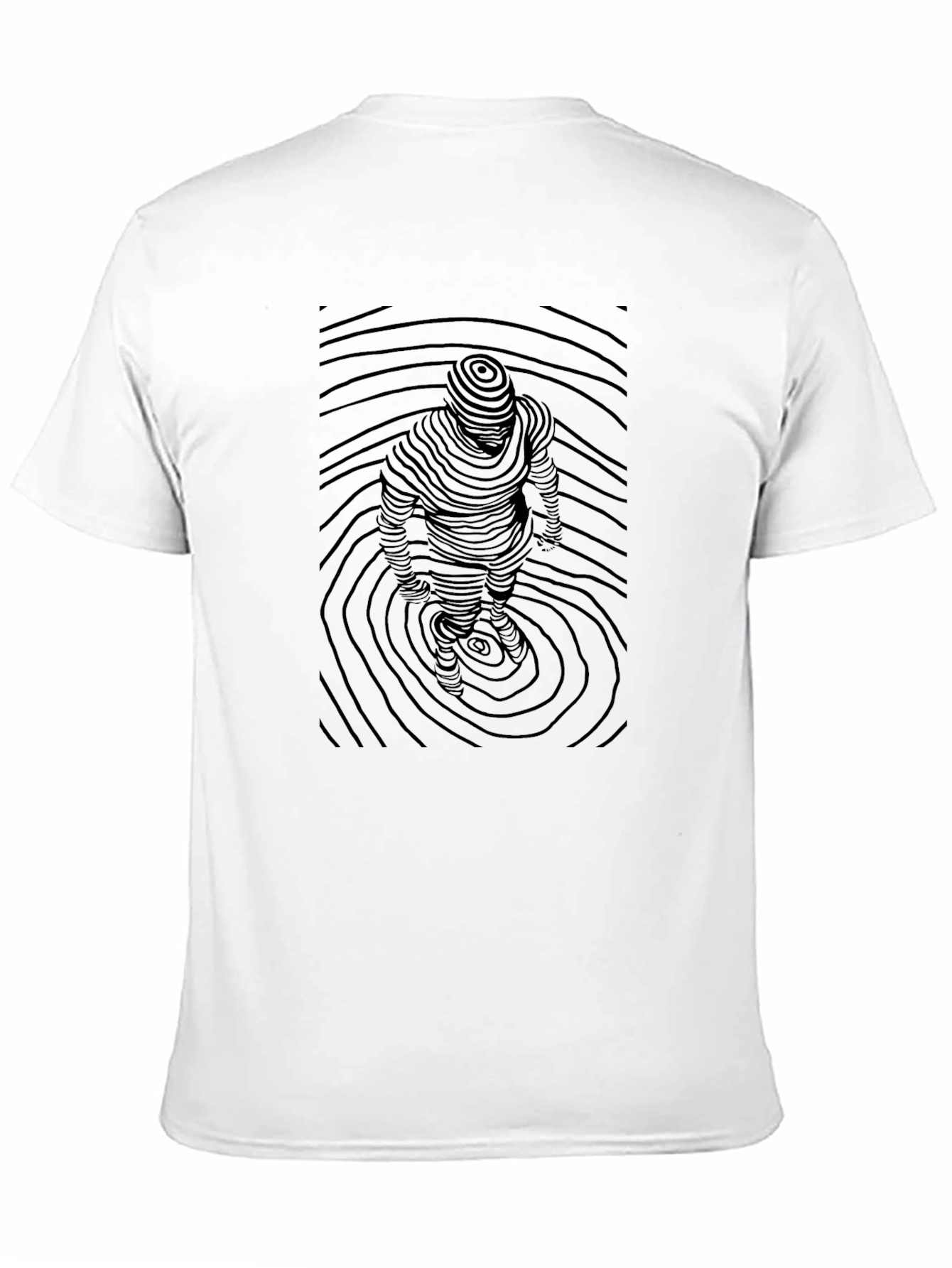 Abstract Topographic T-Shirt