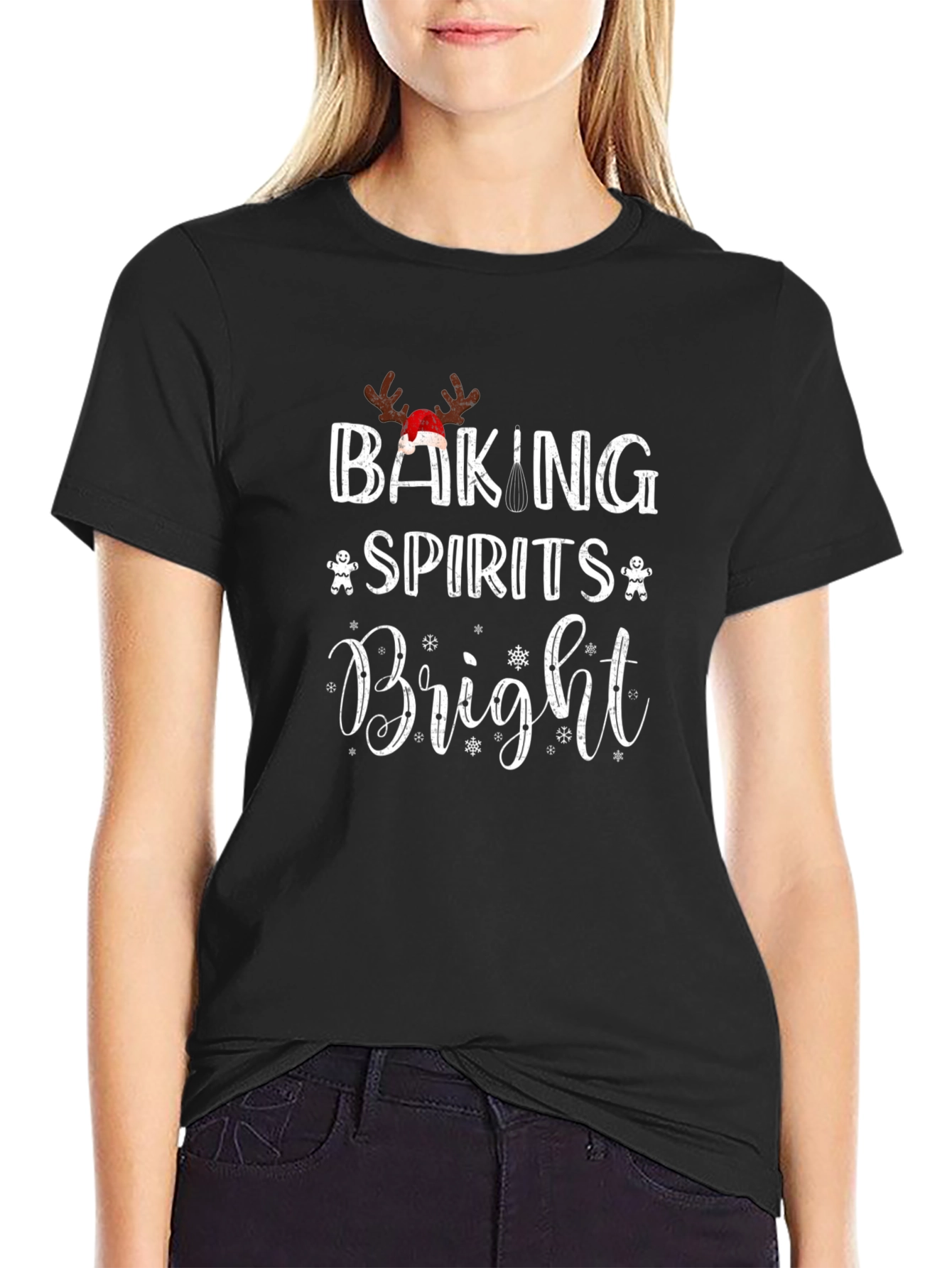 Baking Spirits Bright Christmas T-Shirt