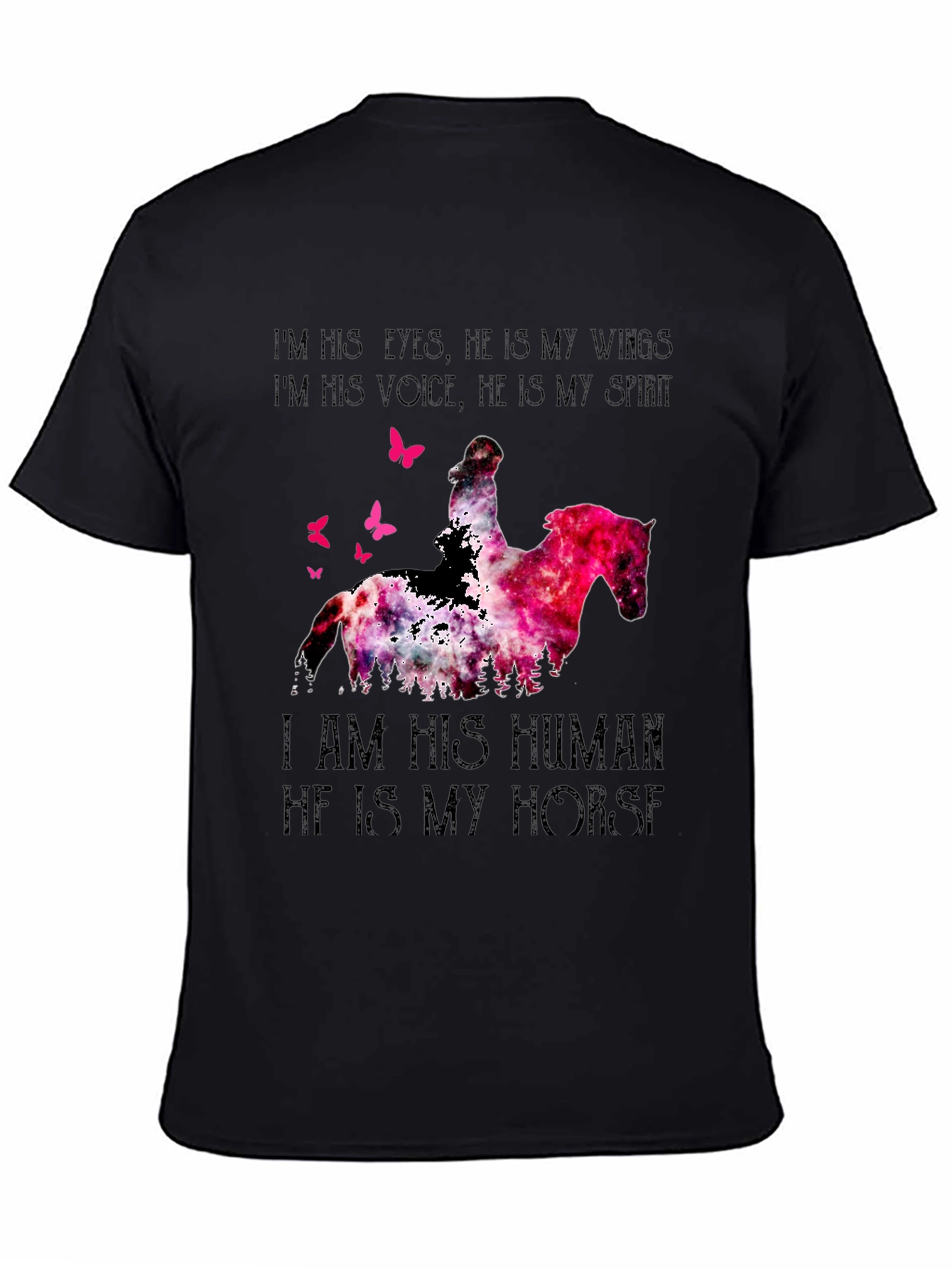 Horse Lover T-Shirt - I Am His Human