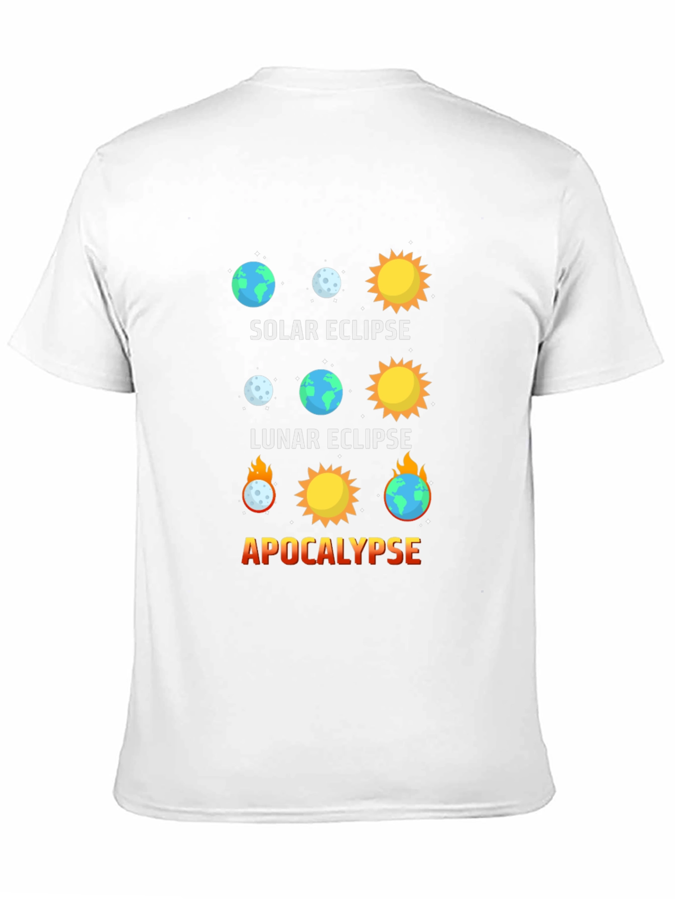 Solar Eclipse Graphic Tee - Apocalypse Humor
