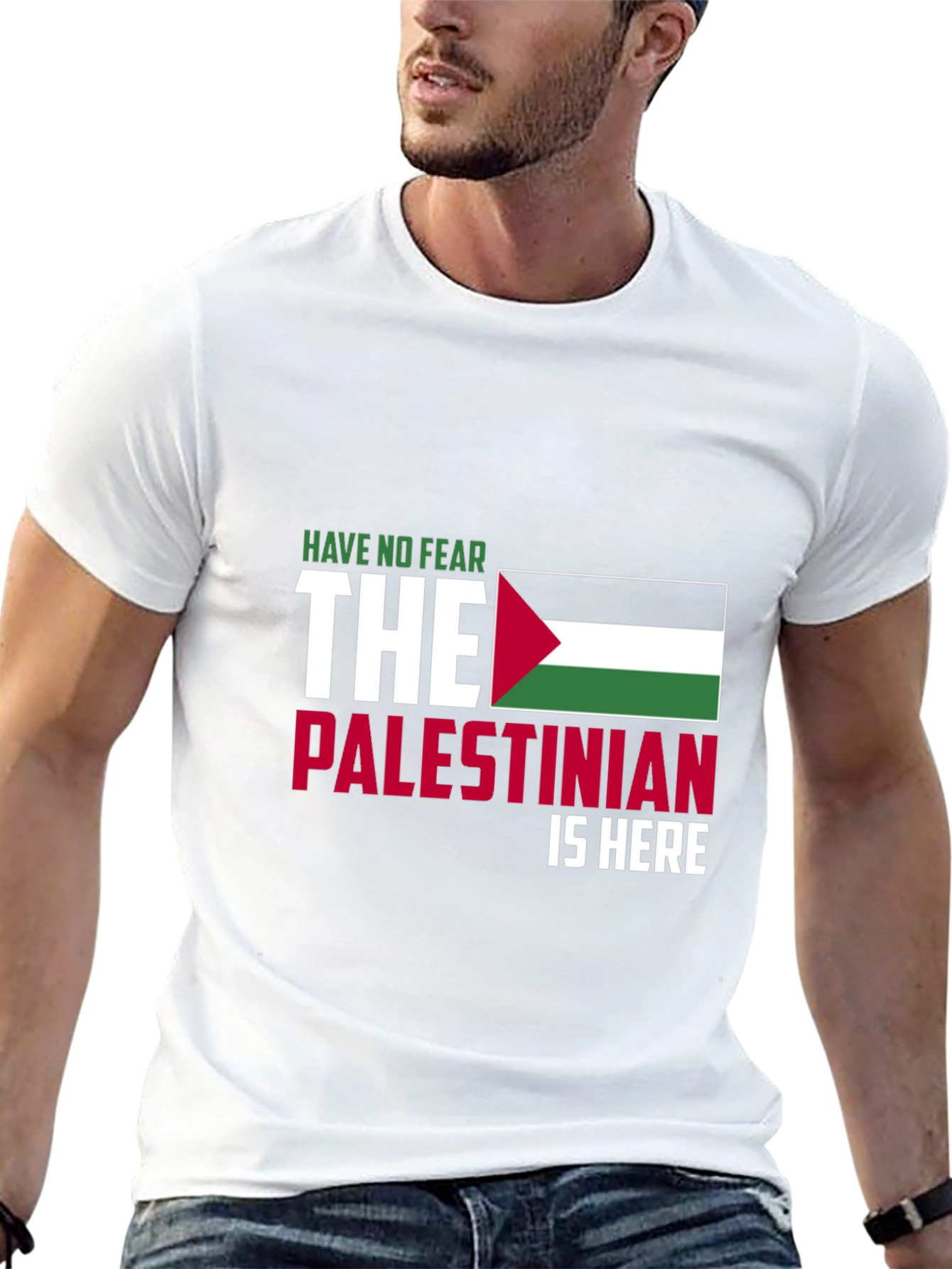 Palestine Pride T-Shirt - Have No Fear Im Here!