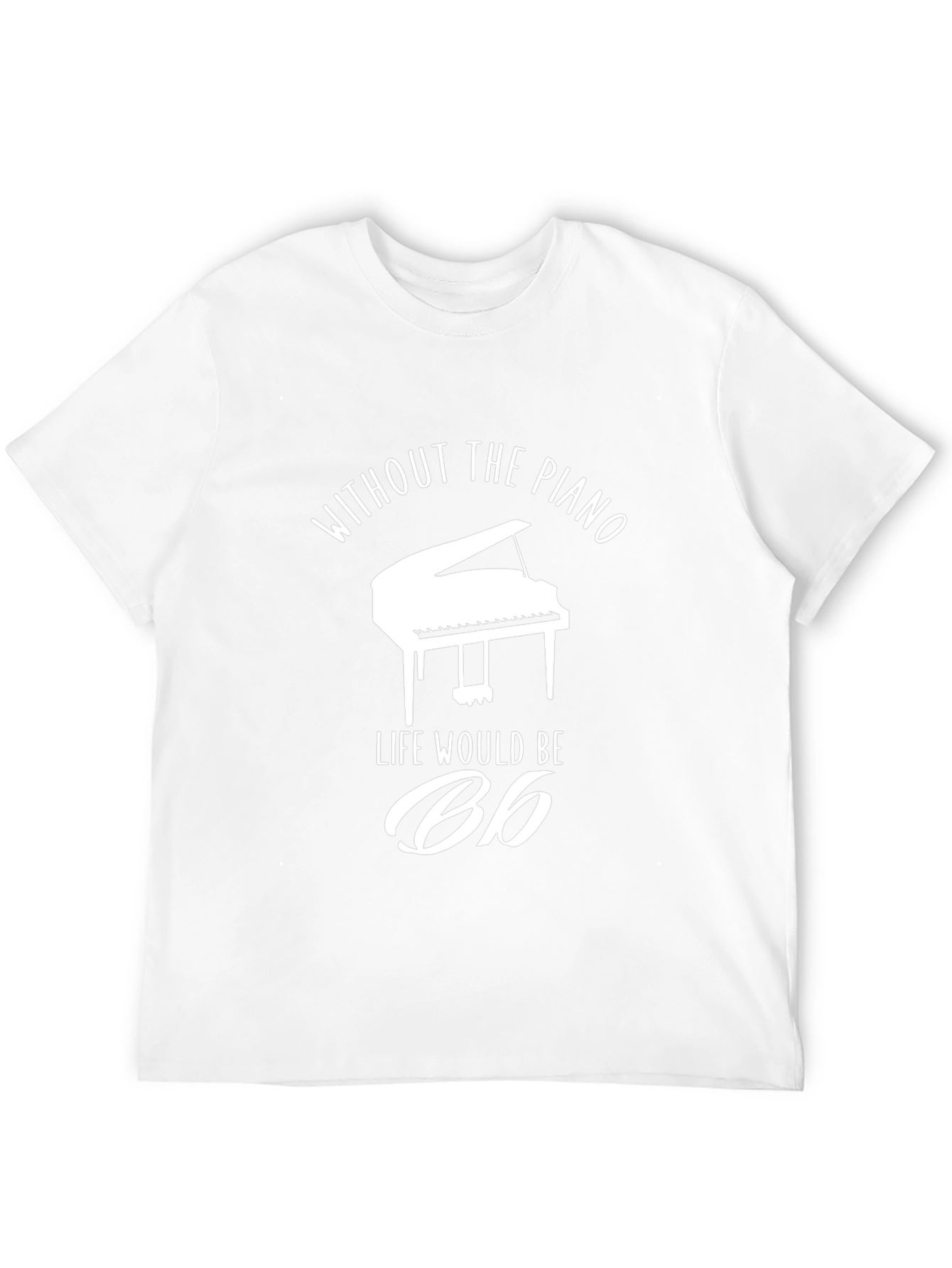Piano Life Mens Black T-Shirt