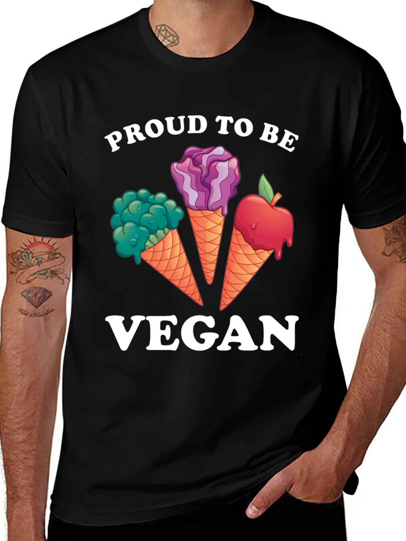 Proud Vegan Graphic T-Shirt