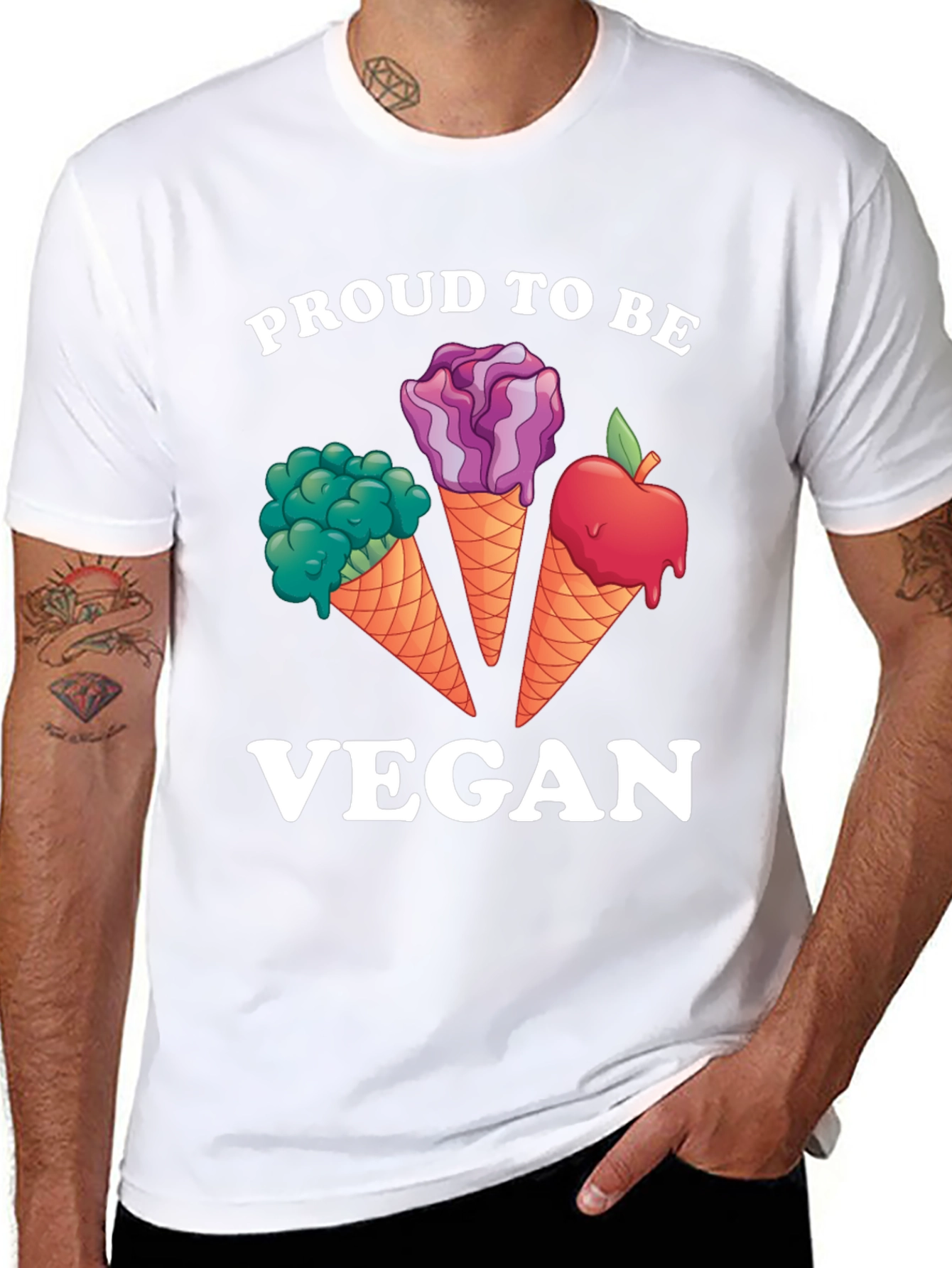 Proud Vegan Graphic T-Shirt