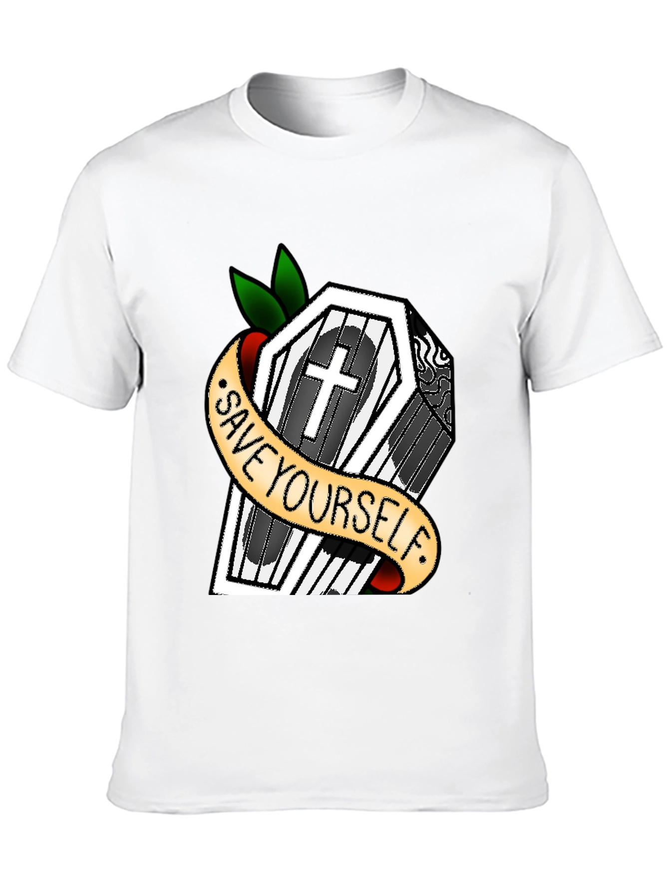 Save Yourself Coffin T-Shirt