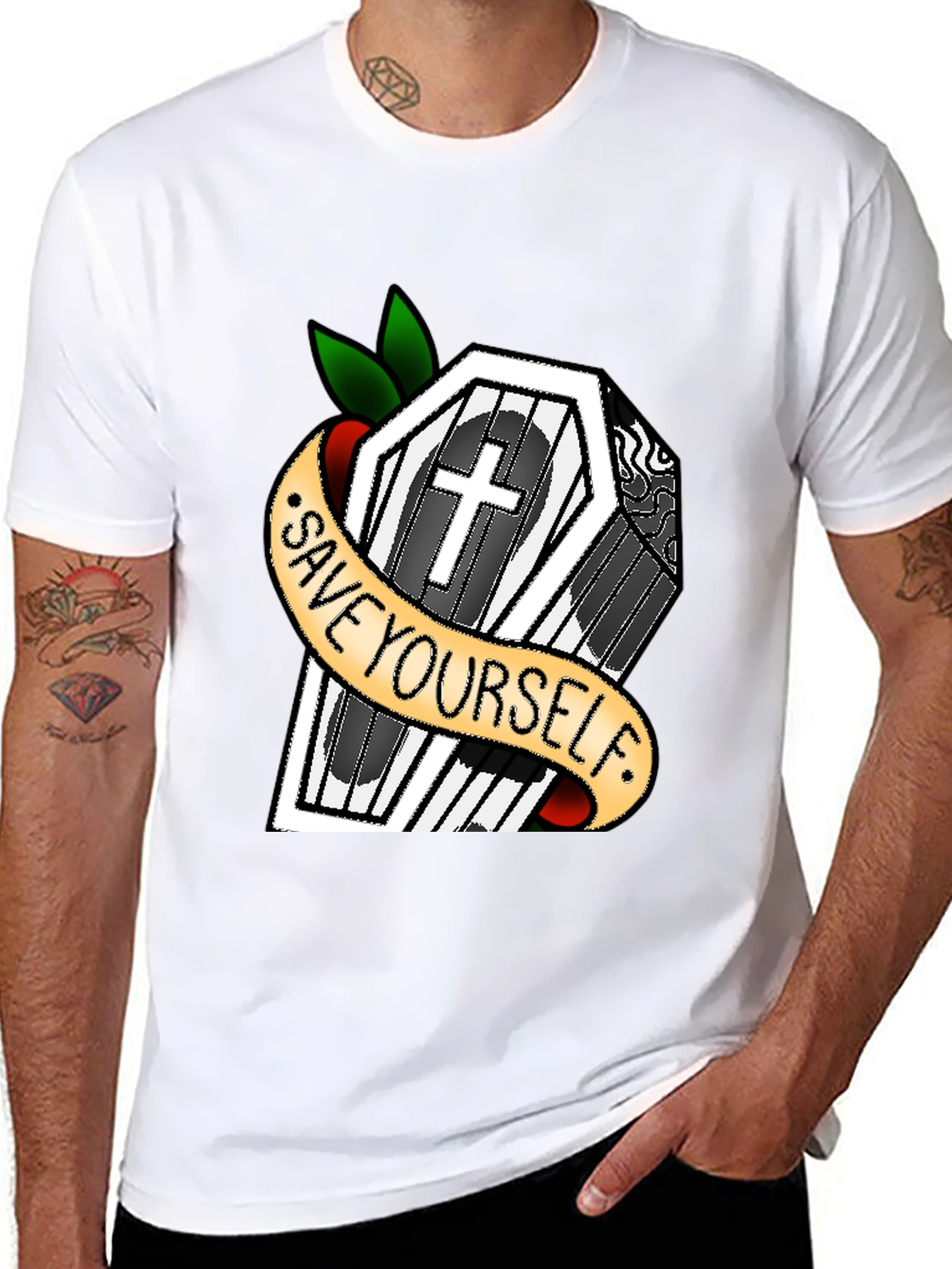 Save Yourself Coffin T-Shirt