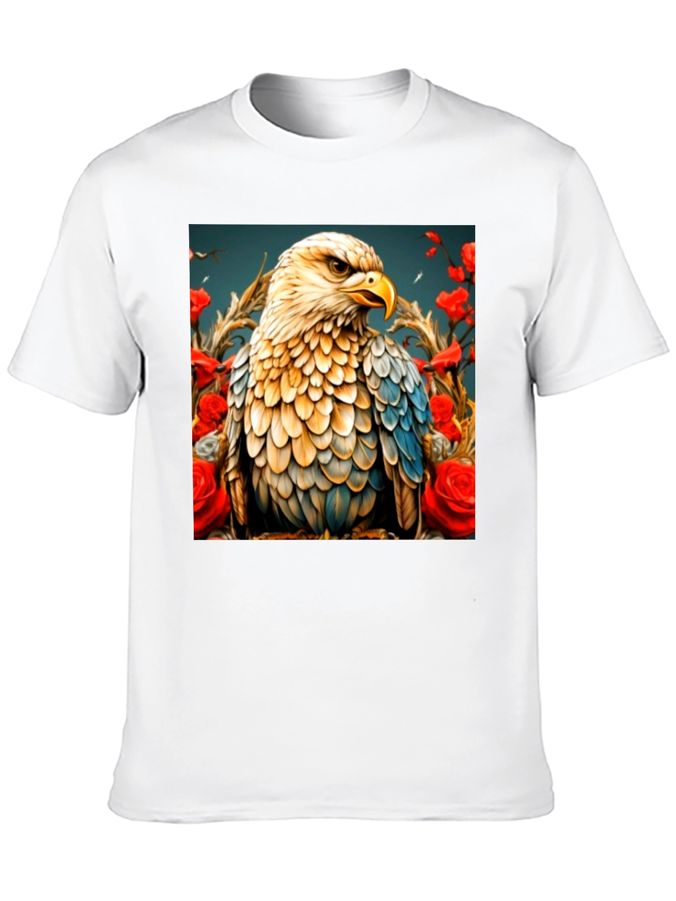 Eagle Art Graphic T-Shirt - Black