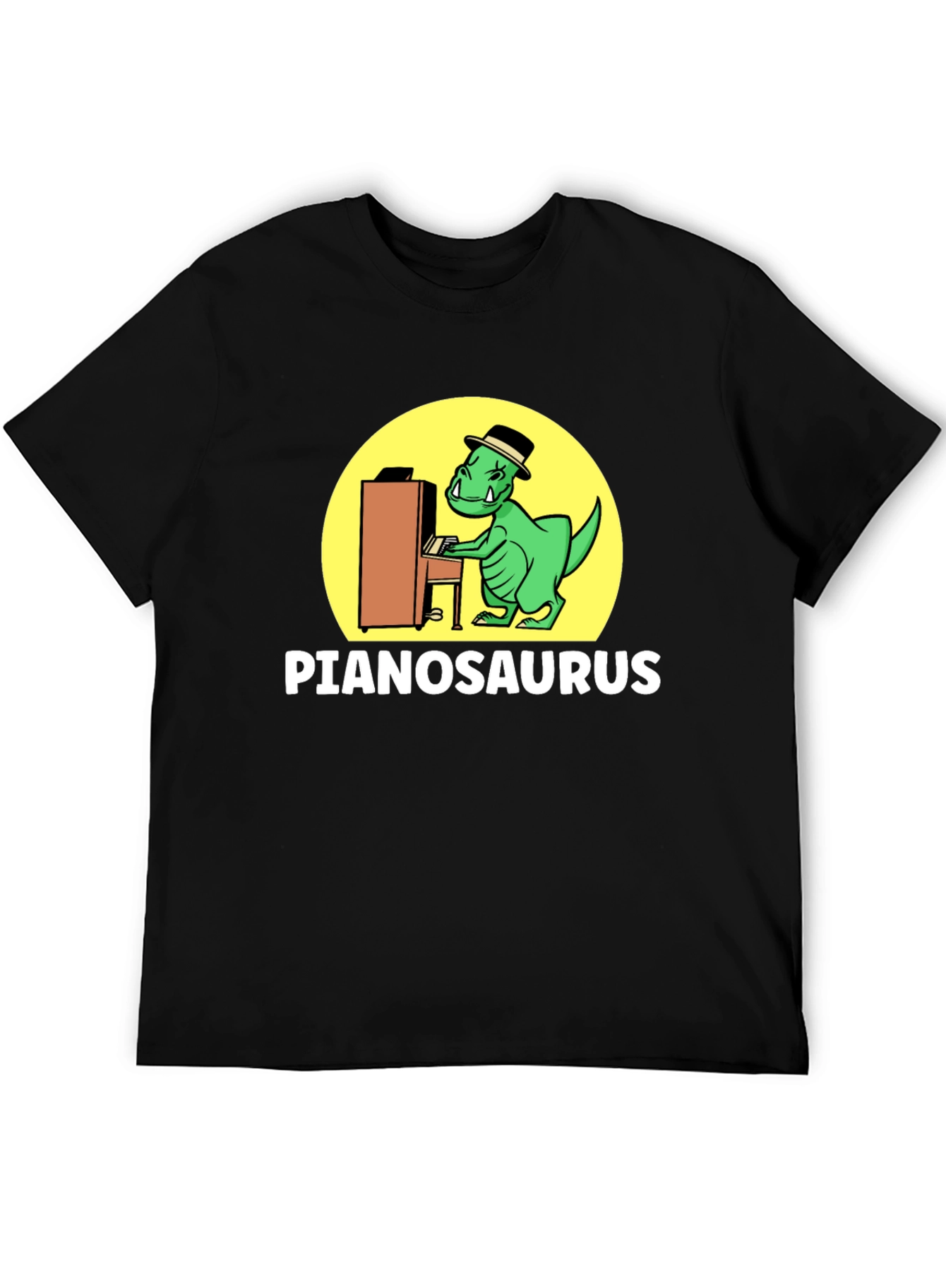 Pianosaurus T-Shirt - Cool Dino Musician