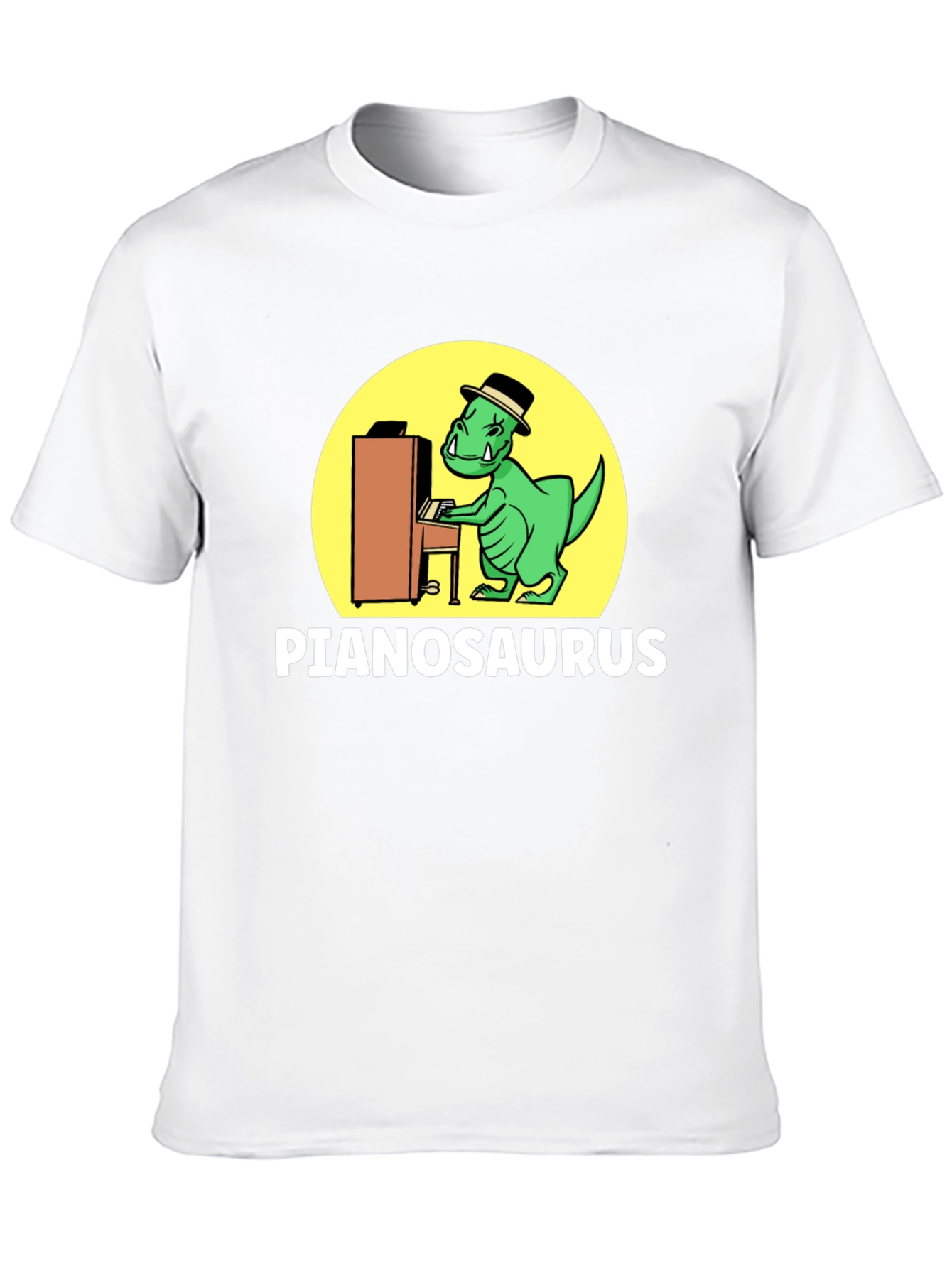 Pianosaurus T-Shirt - Cool Dino Musician