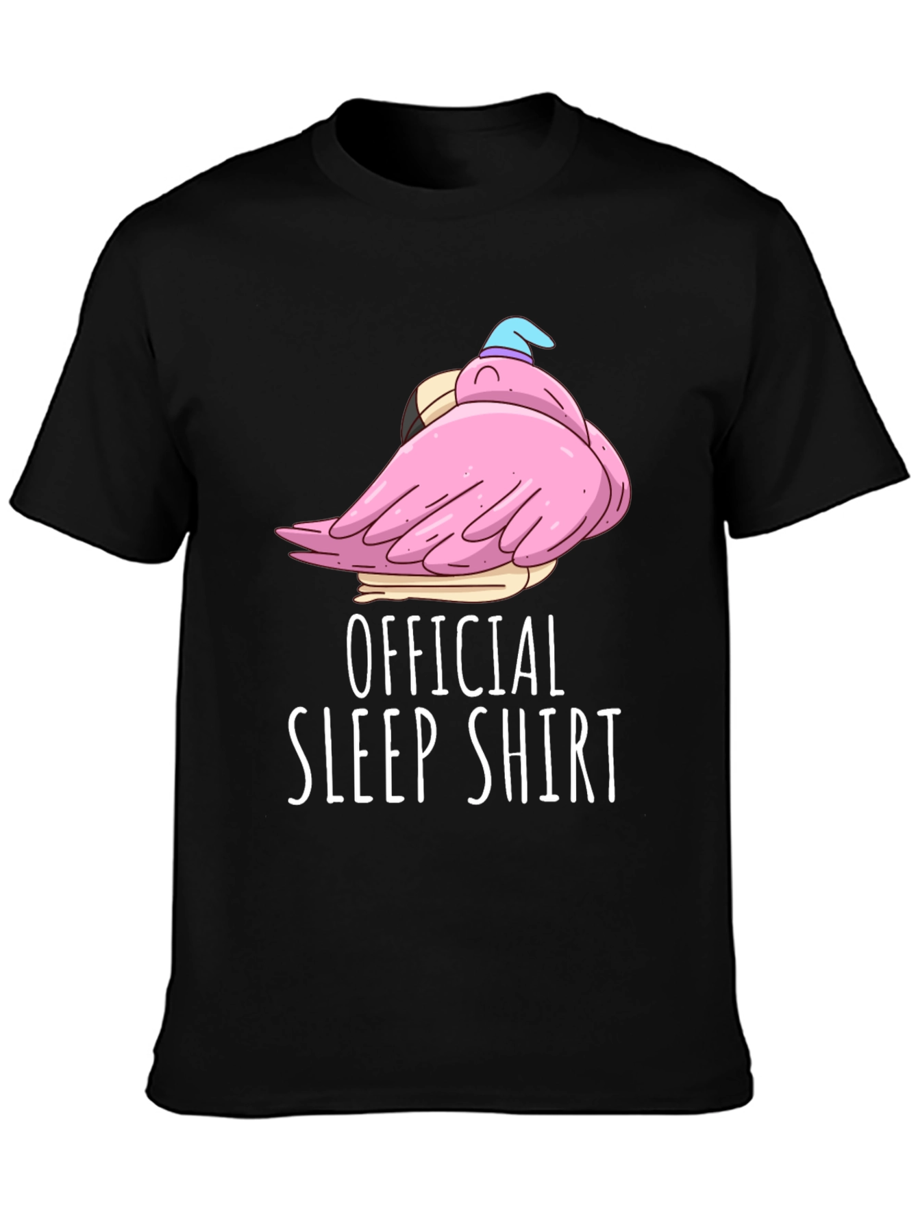 Official Sleep Shirt Funny Flamingo Tee
