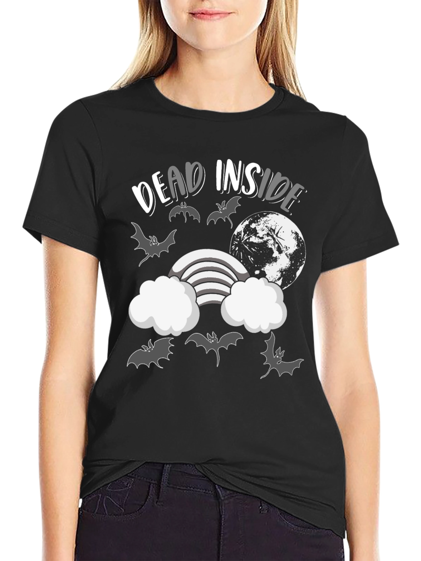 Dead Inside Halloween Graphic T-Shirt