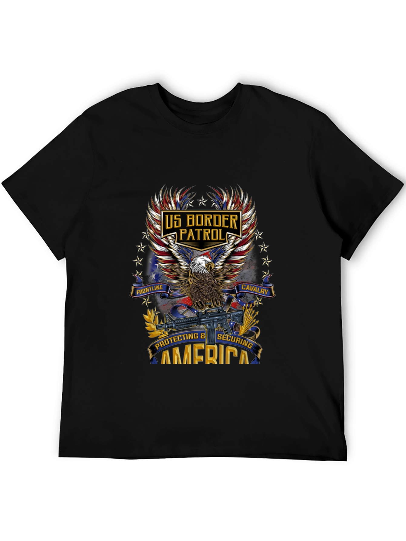 US Border Patrol Patriotic Eagle T-Shirt
