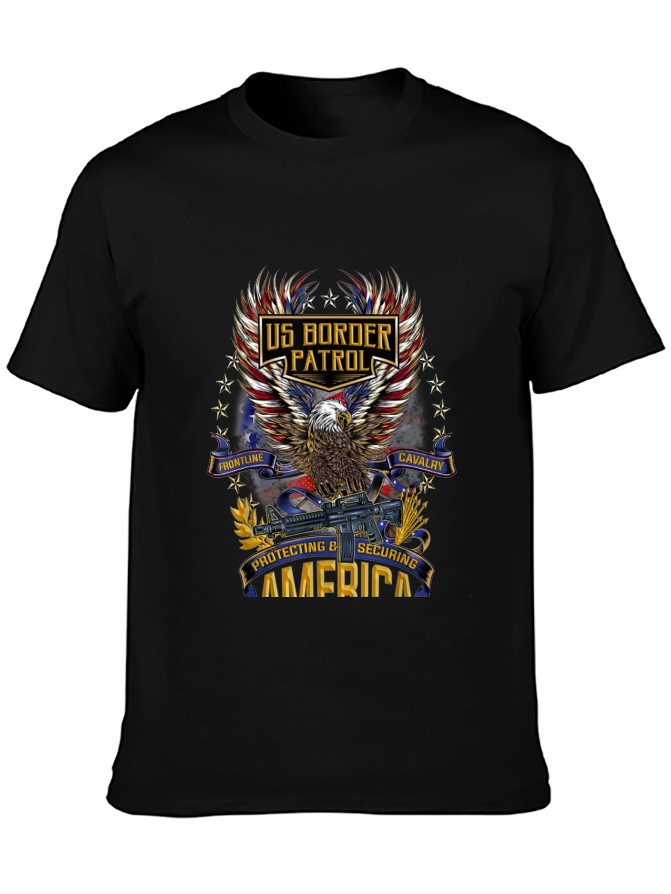 US Border Patrol Patriotic Eagle T-Shirt
