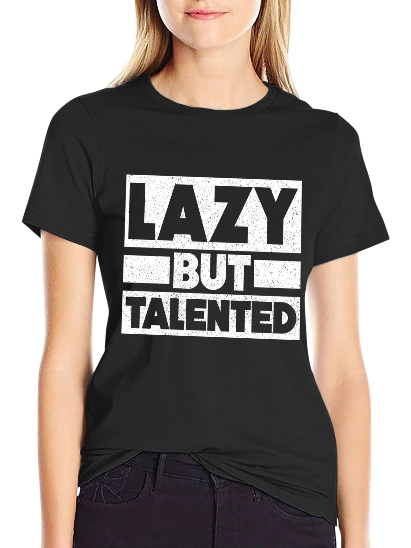 Lazy But Talented Graphic T-Shirt