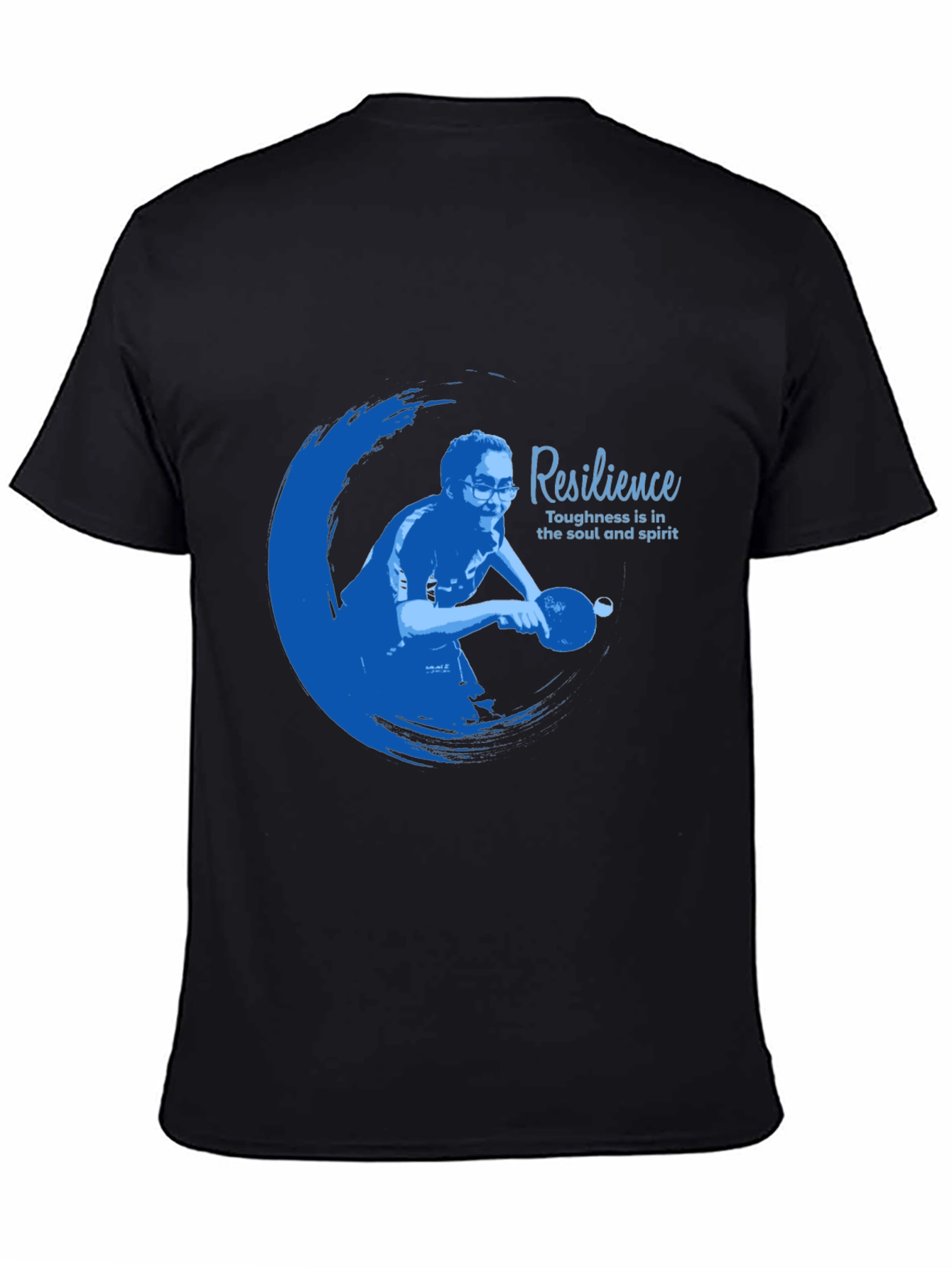 Resilience Graphic T-Shirt - Black Cotton Blend