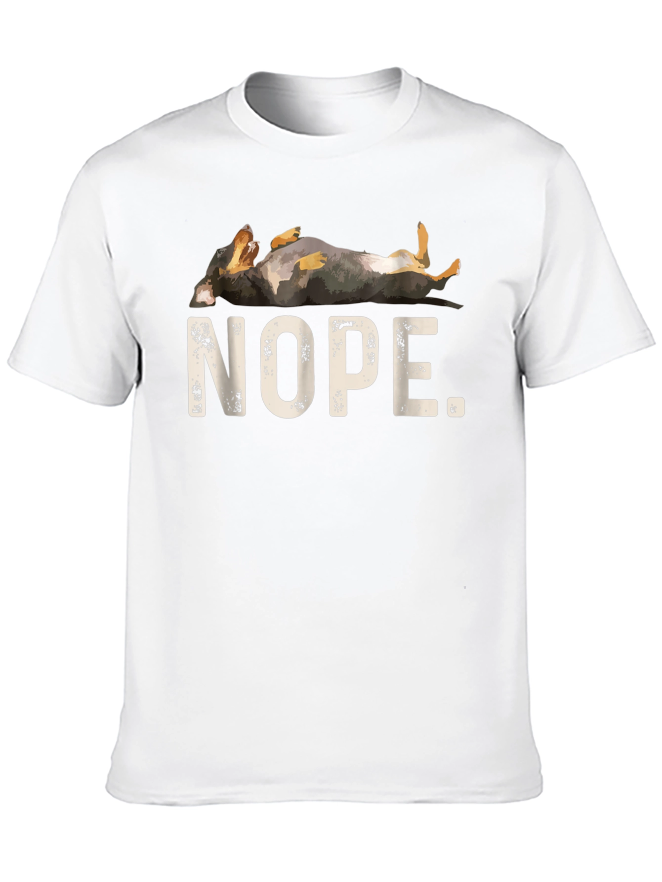 Nope Dog T-Shirt - Funny Dachshund Tee