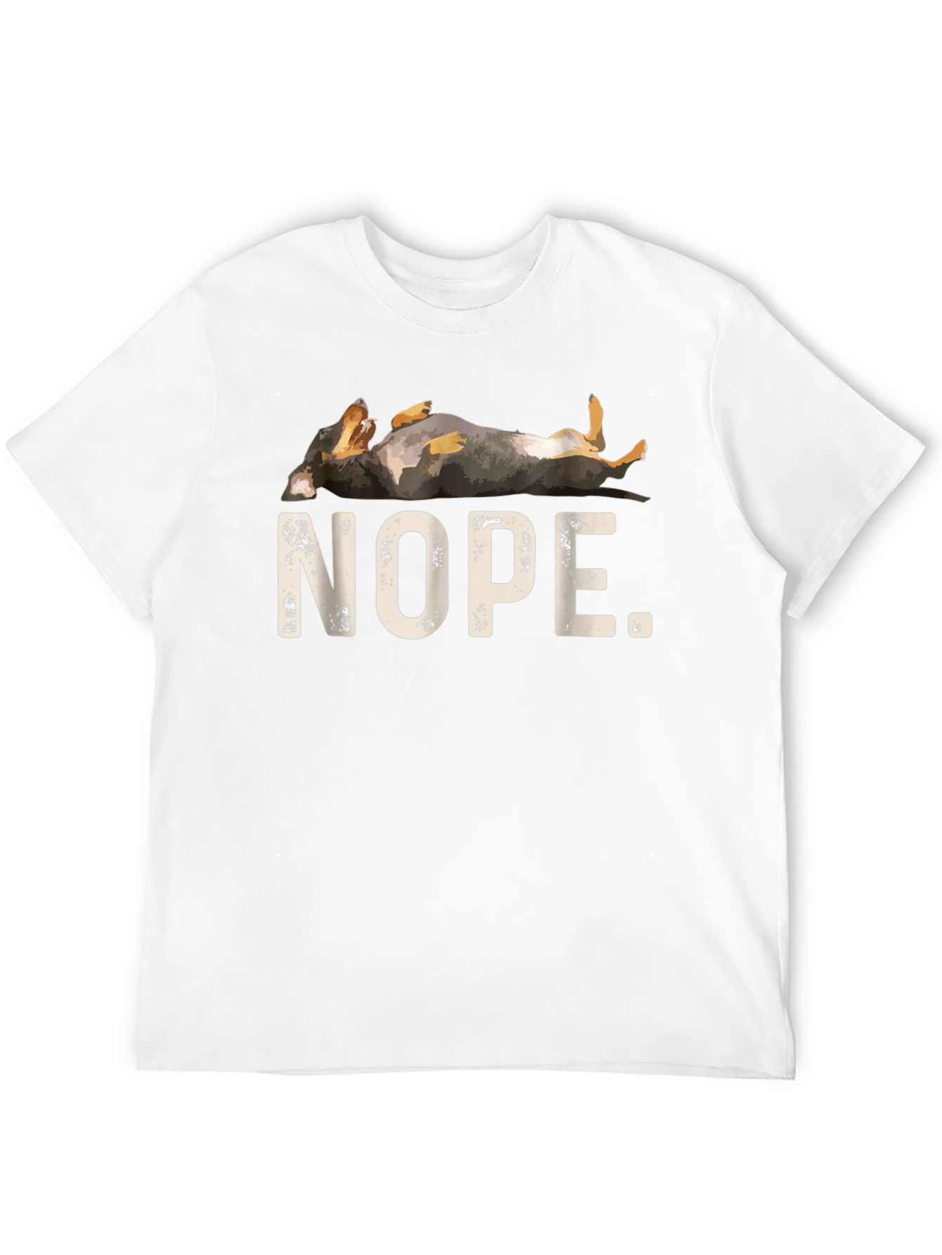 Nope Dog T-Shirt - Funny Dachshund Tee