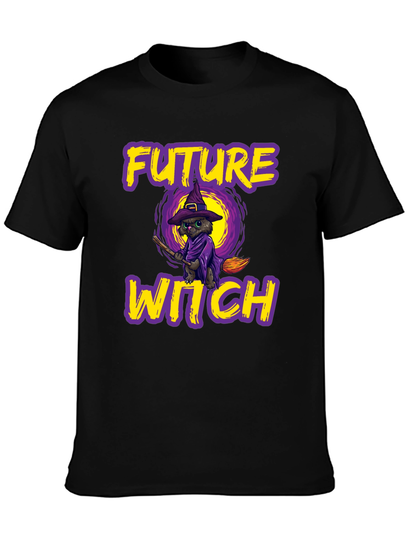 Future Witch Cat Halloween T-Shirt