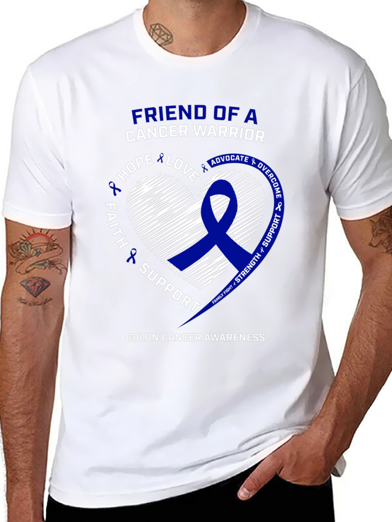 Colon Cancer Awareness Warrior T-Shirt