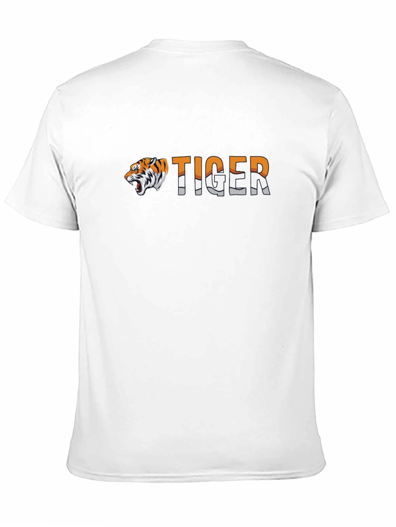 Tiger Graphic T-Shirt - Black Crew Neck