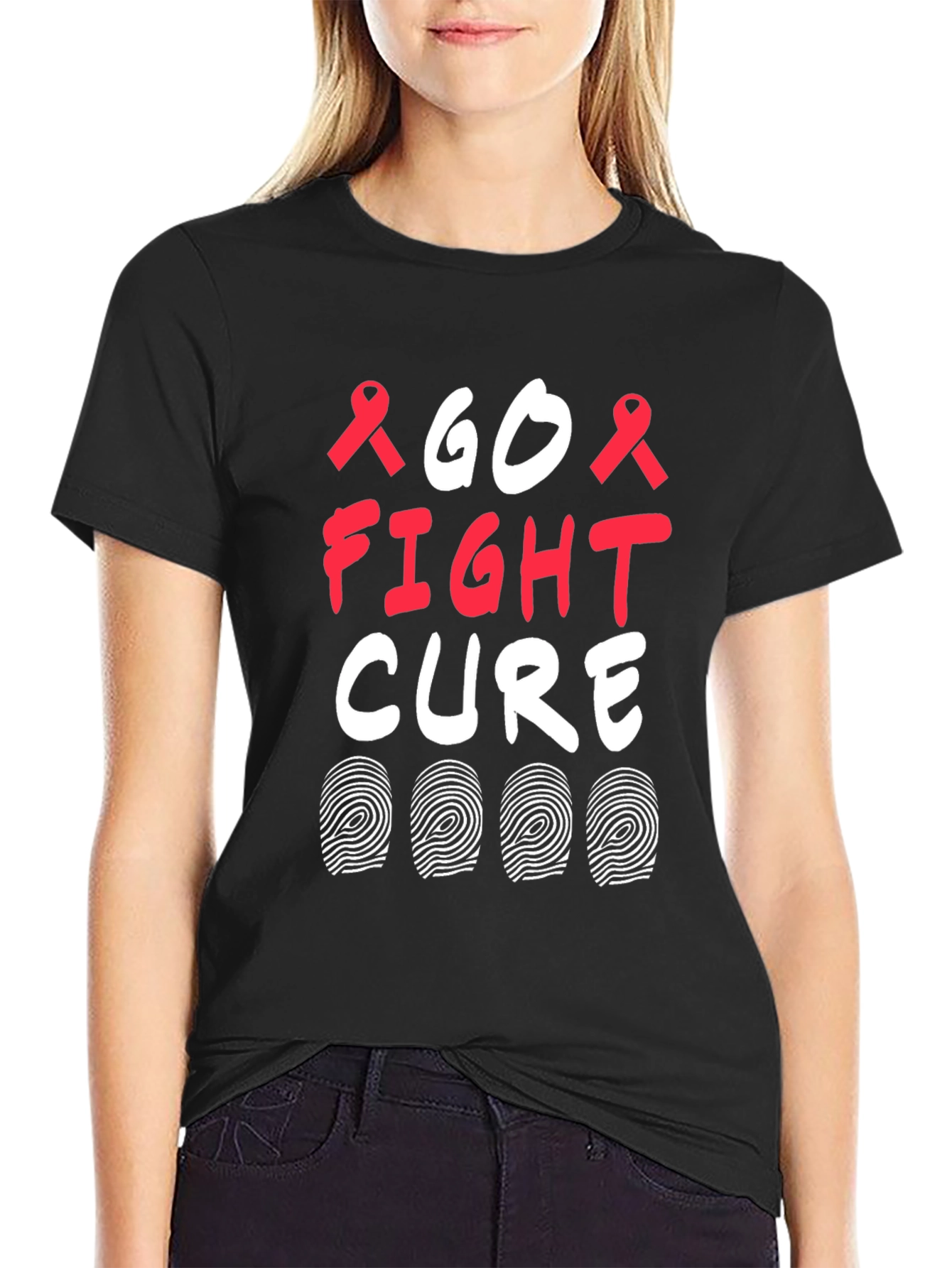 Go Fight Cure T-Shirt - Awareness Tee