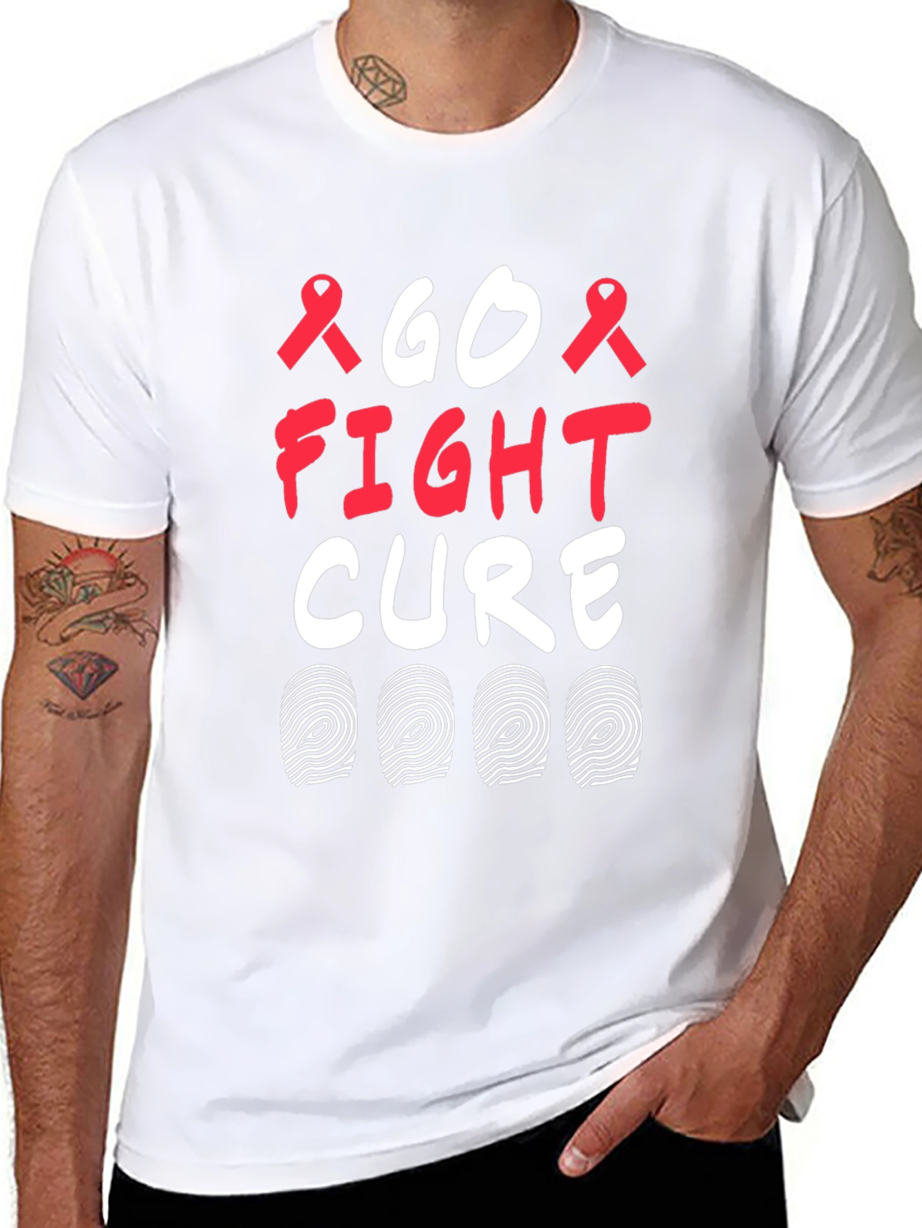 Go Fight Cure T-Shirt - Awareness Tee