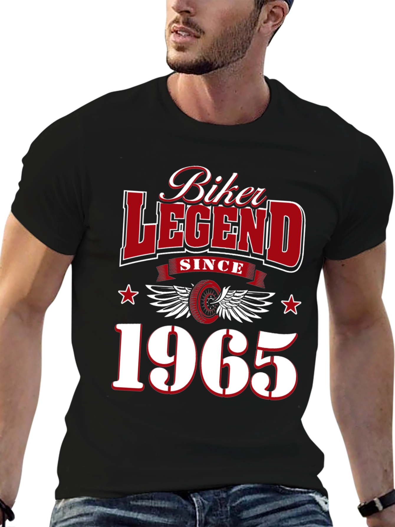 Biker Legend Since 1965 Graphic T-Shirt